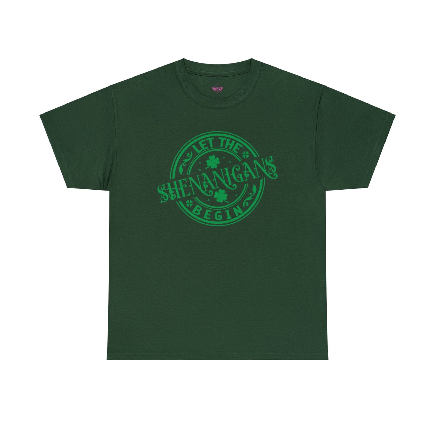 Let the Shenanigans Begin St Patricks Day Unisex Heavy Cotton Tee