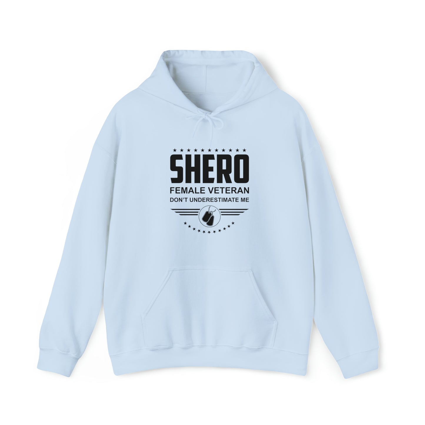 SHERO Female Veteran Unisex Heavy Blend™ Hooded Sweatshirt
