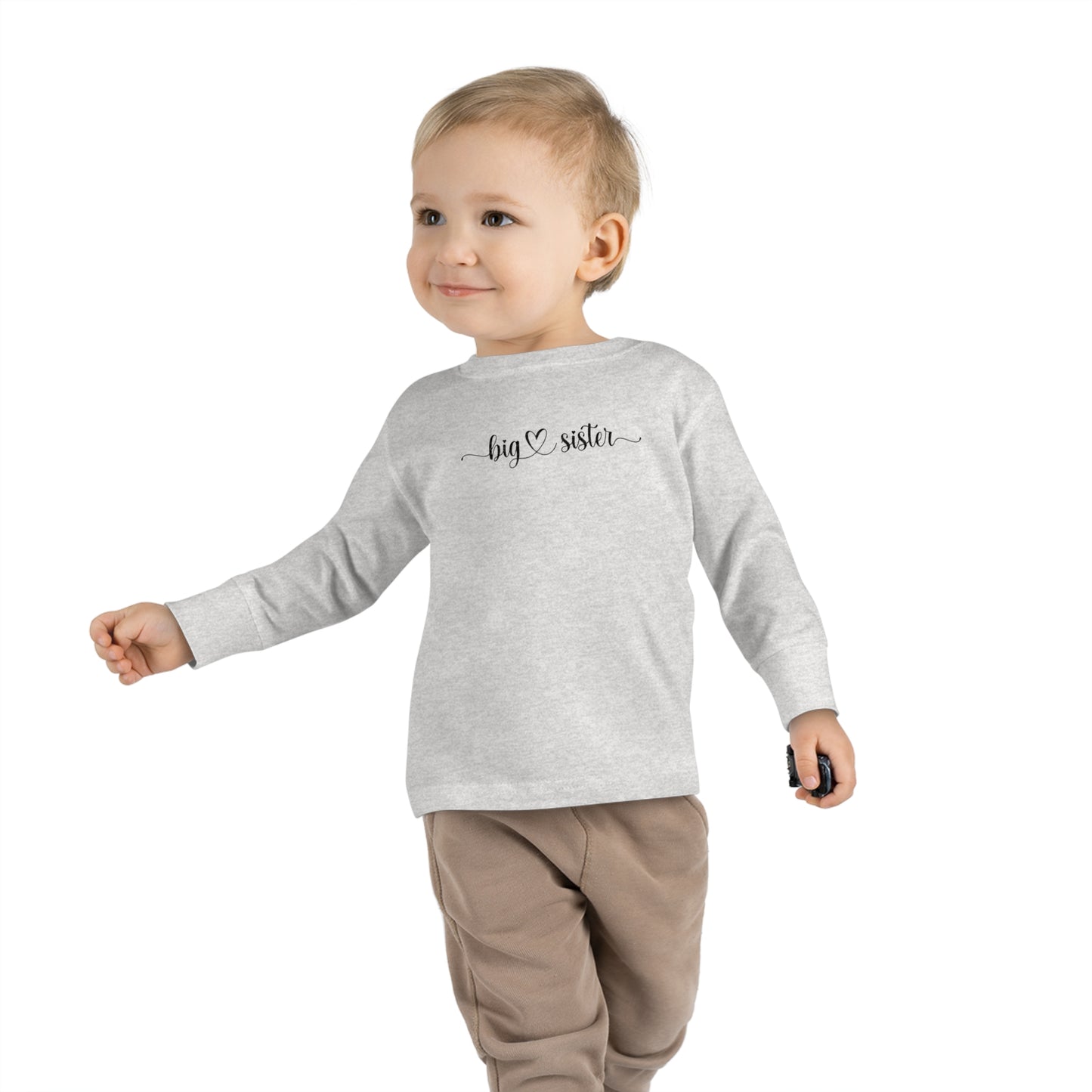 Big Sister Toddler Long Sleeve Tee