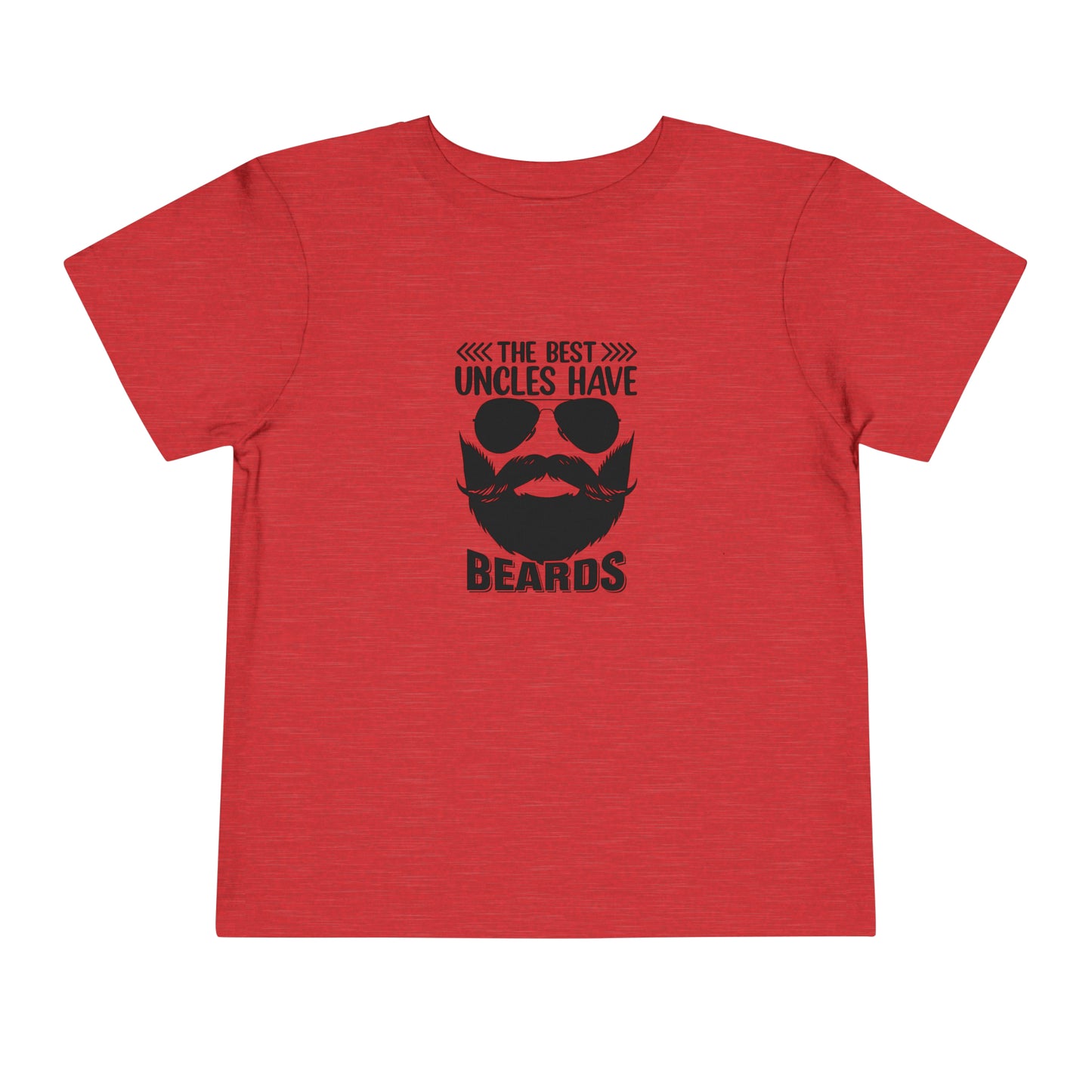 The Best Uncles Have Beards Toddler Short Sleeve Tee