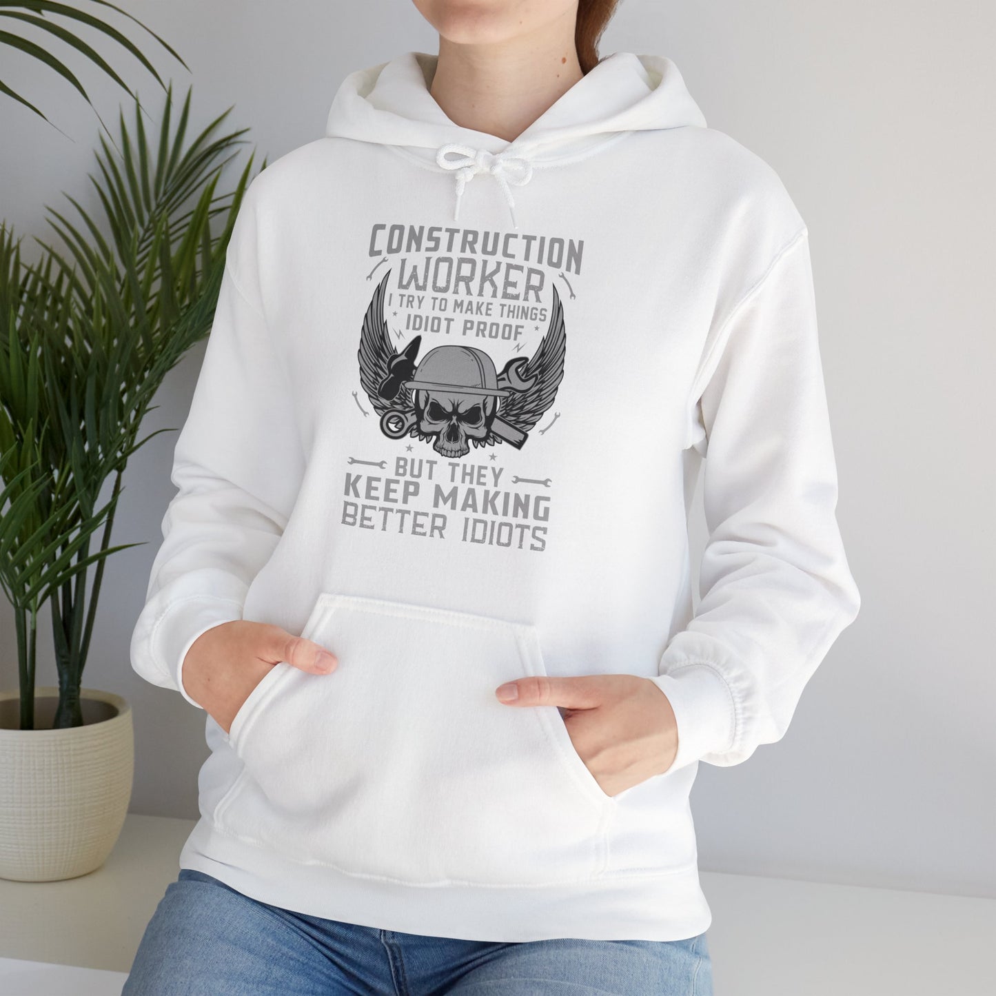 Contruction Worker Unisex Heavy Blend™ Hooded Sweatshirt