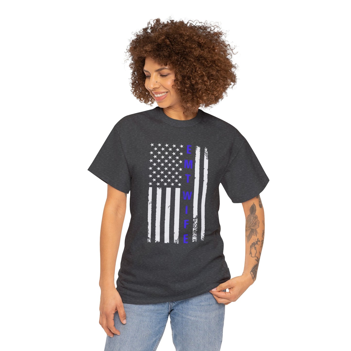 EMT Wife Unisex Heavy Cotton Tee