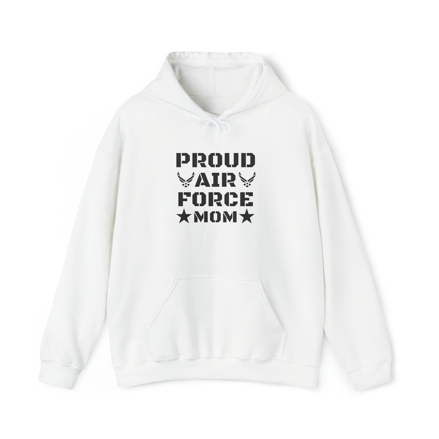 Proud Air Force MOM Unisex Heavy Blend™ Hooded Sweatshirt