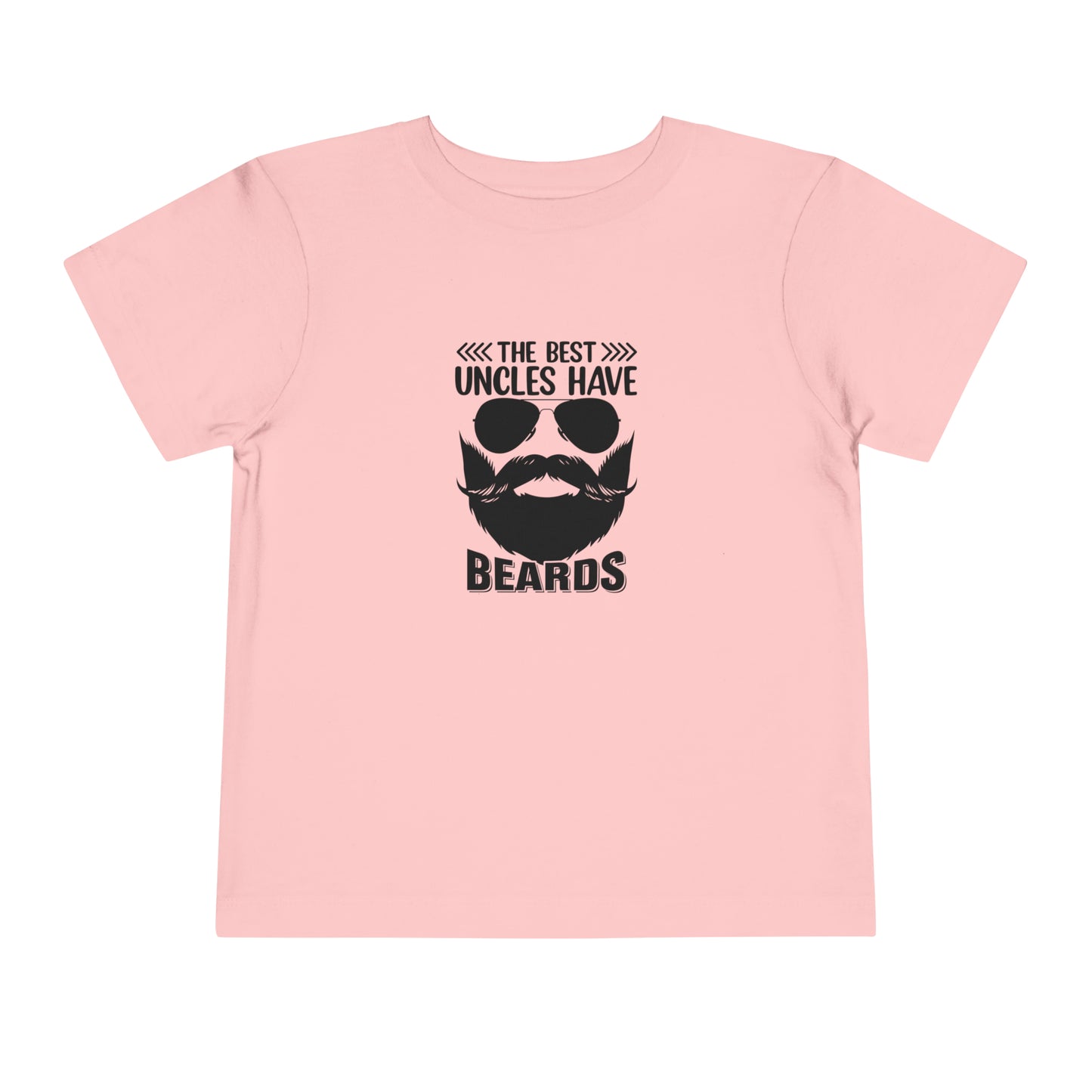The Best Uncles Have Beards Toddler Short Sleeve Tee