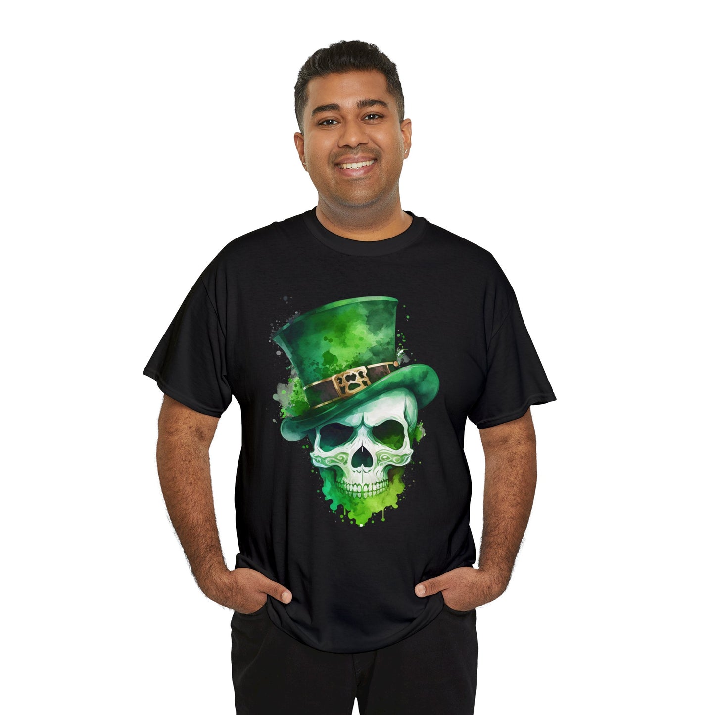 St. Patty's Skull Unisex Heavy Cotton Tee