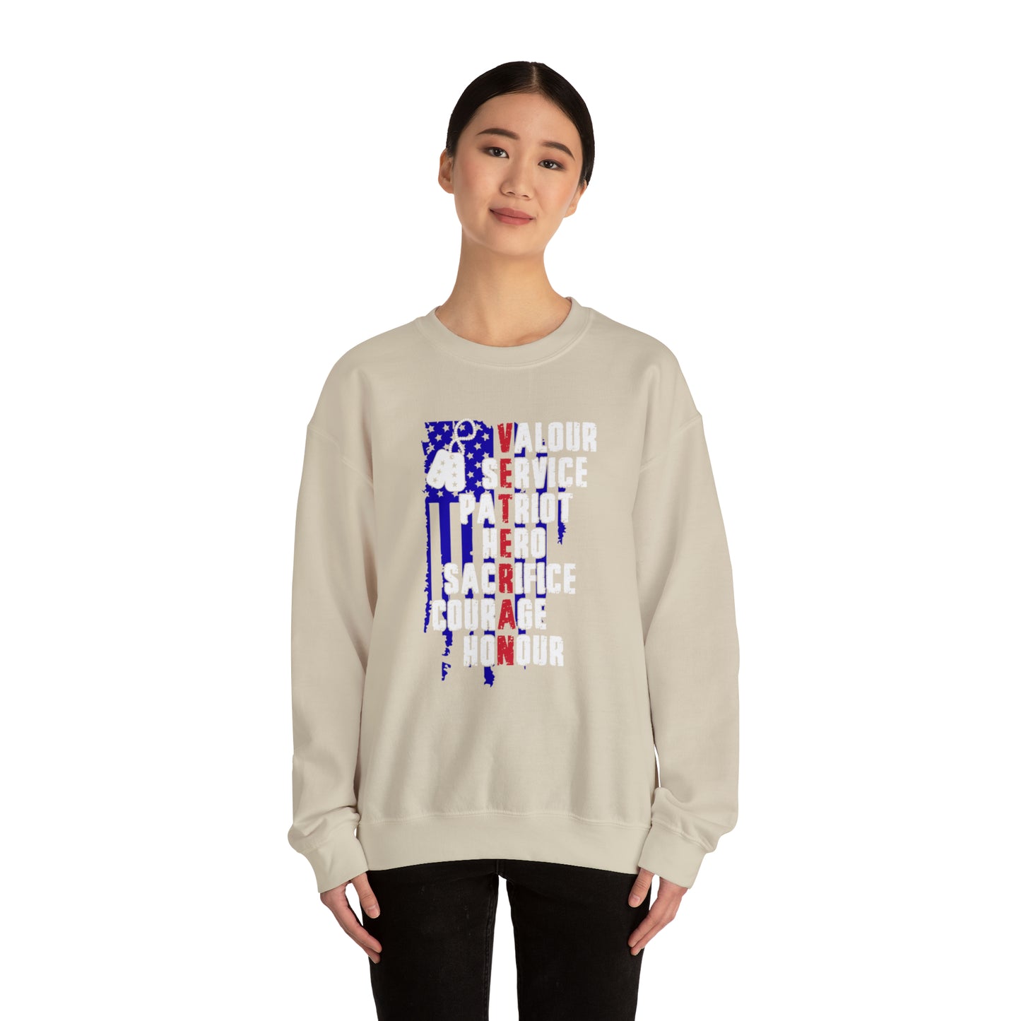 V.E.T.E.R.A.N Unisex Heavy Blend™ Crewneck Sweatshirt