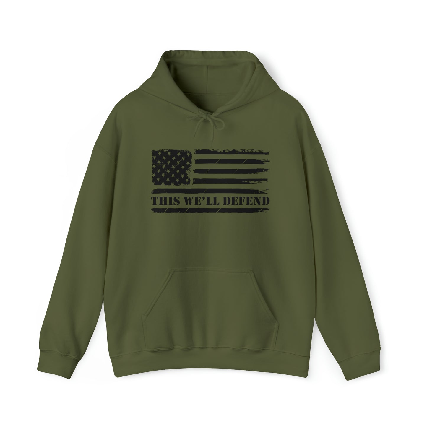 Flag This We'll Defend Unisex Heavy Blend™ Hooded Sweatshirt