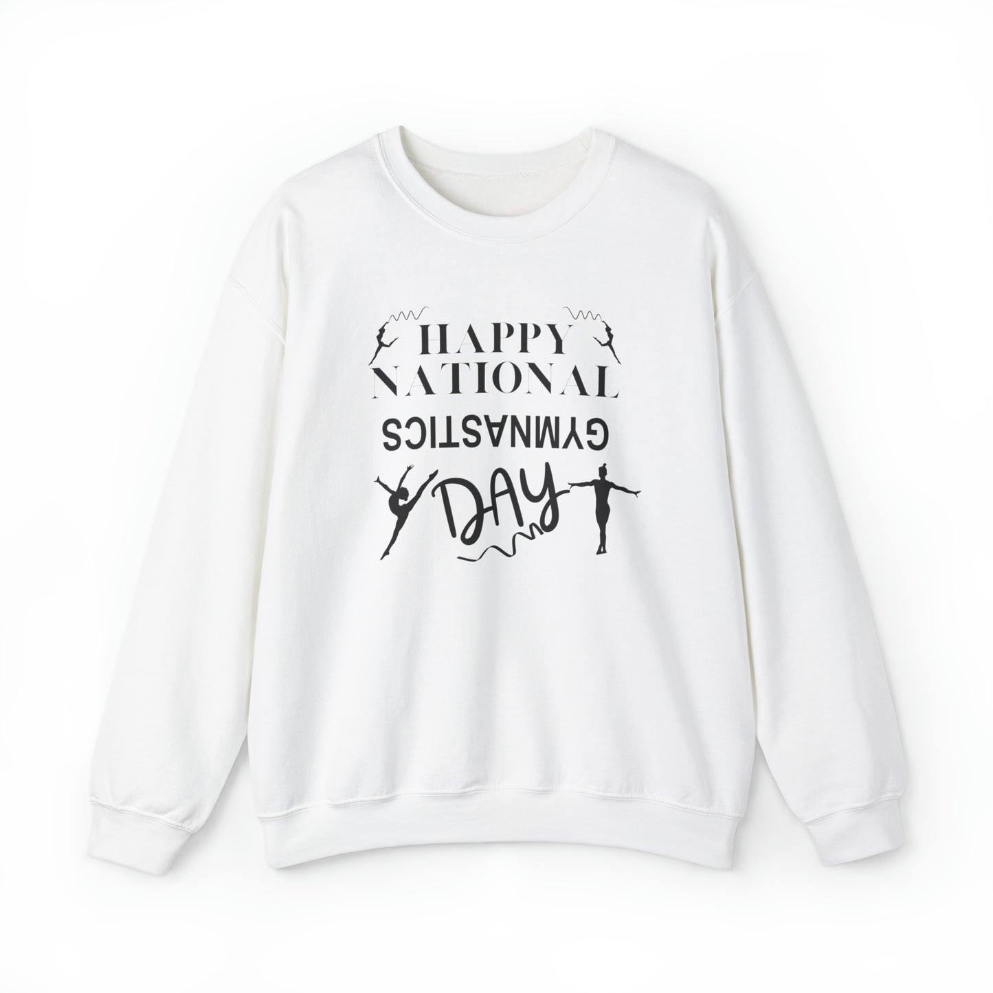 Happy National Gymnastics Day Unisex Heavy Blend™ Crewneck Sweatshirt