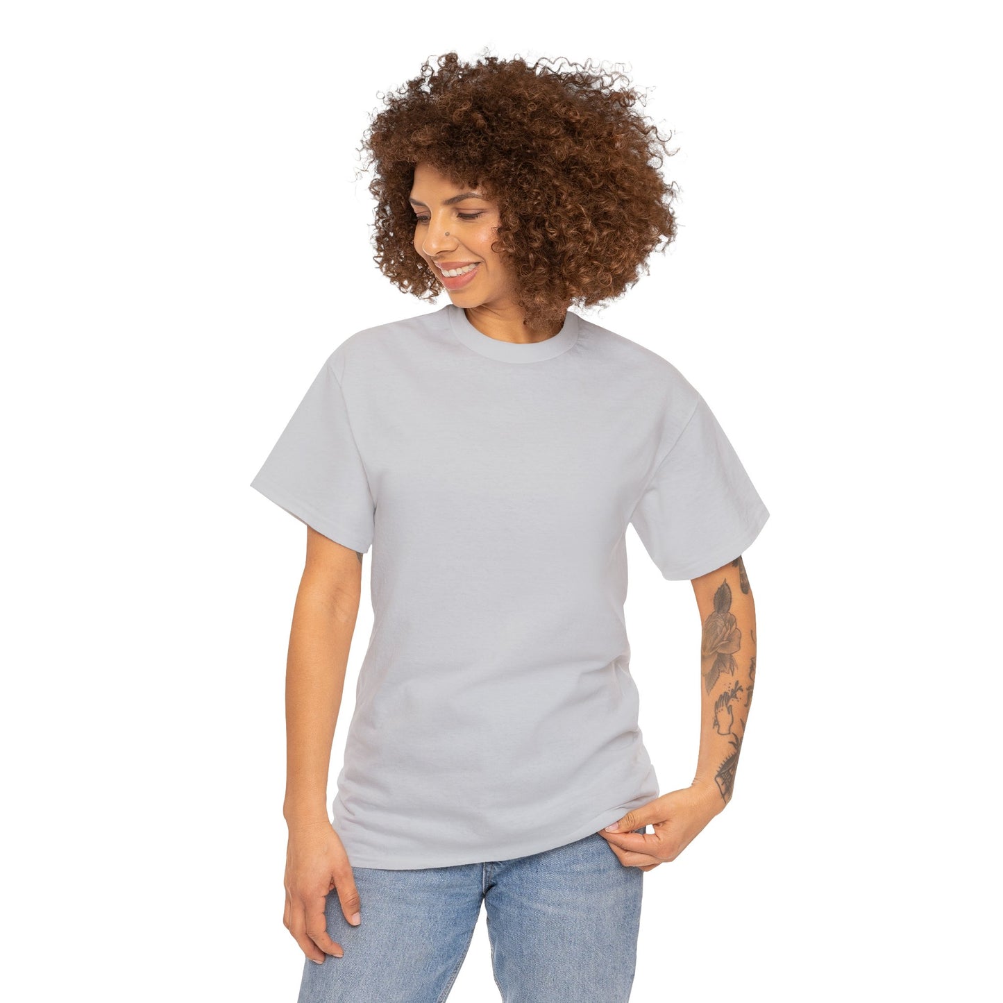 Firefighter Honor: Honoring The Past Protecting The Future (on back) Unisex Heavy Cotton Tee