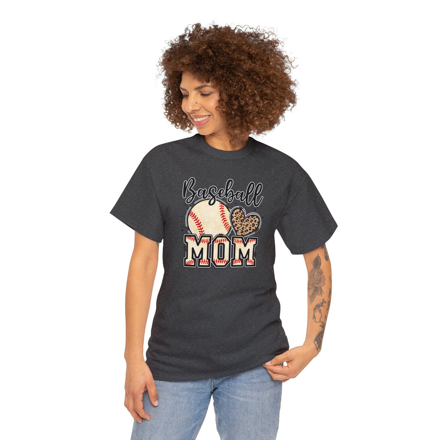 Baseball MOM shirt Unisex Heavy Cotton Tee