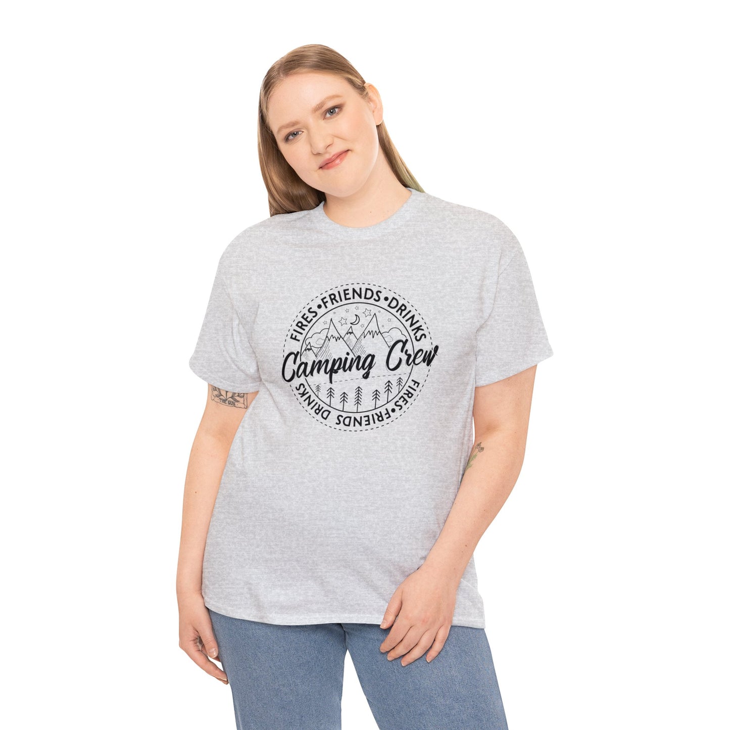 Camping Crew Unisex Heavy Cotton Tee