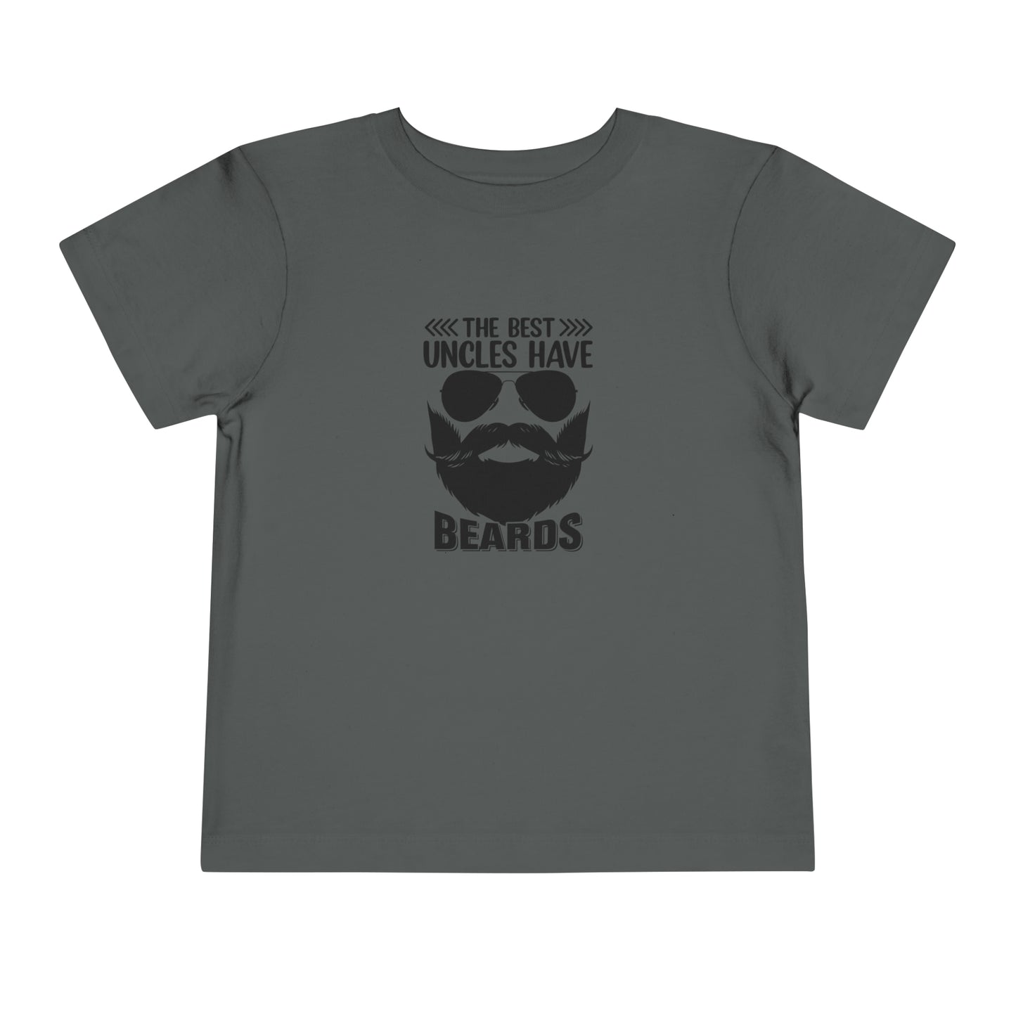 The Best Uncles Have Beards Toddler Short Sleeve Tee