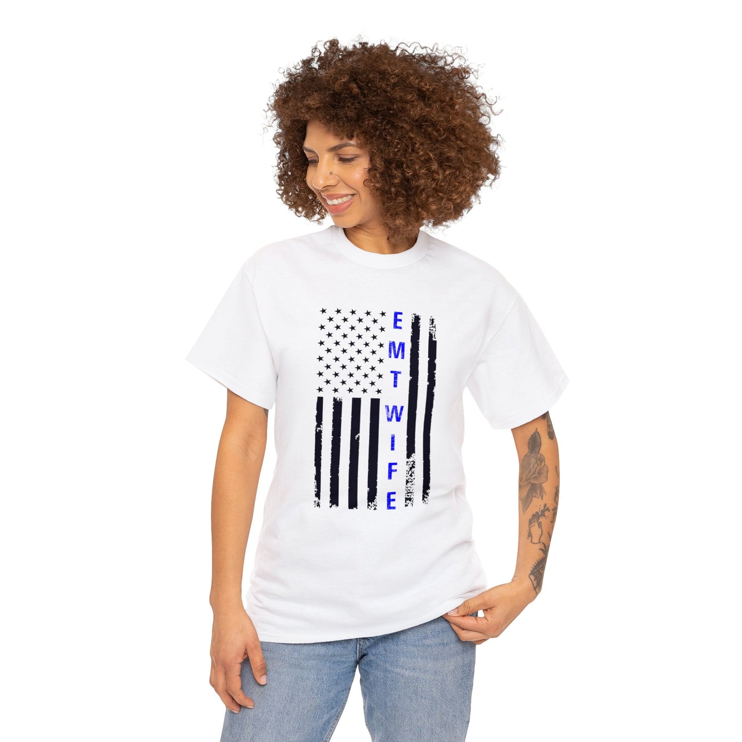 EMT Wife Unisex Heavy Cotton Tee