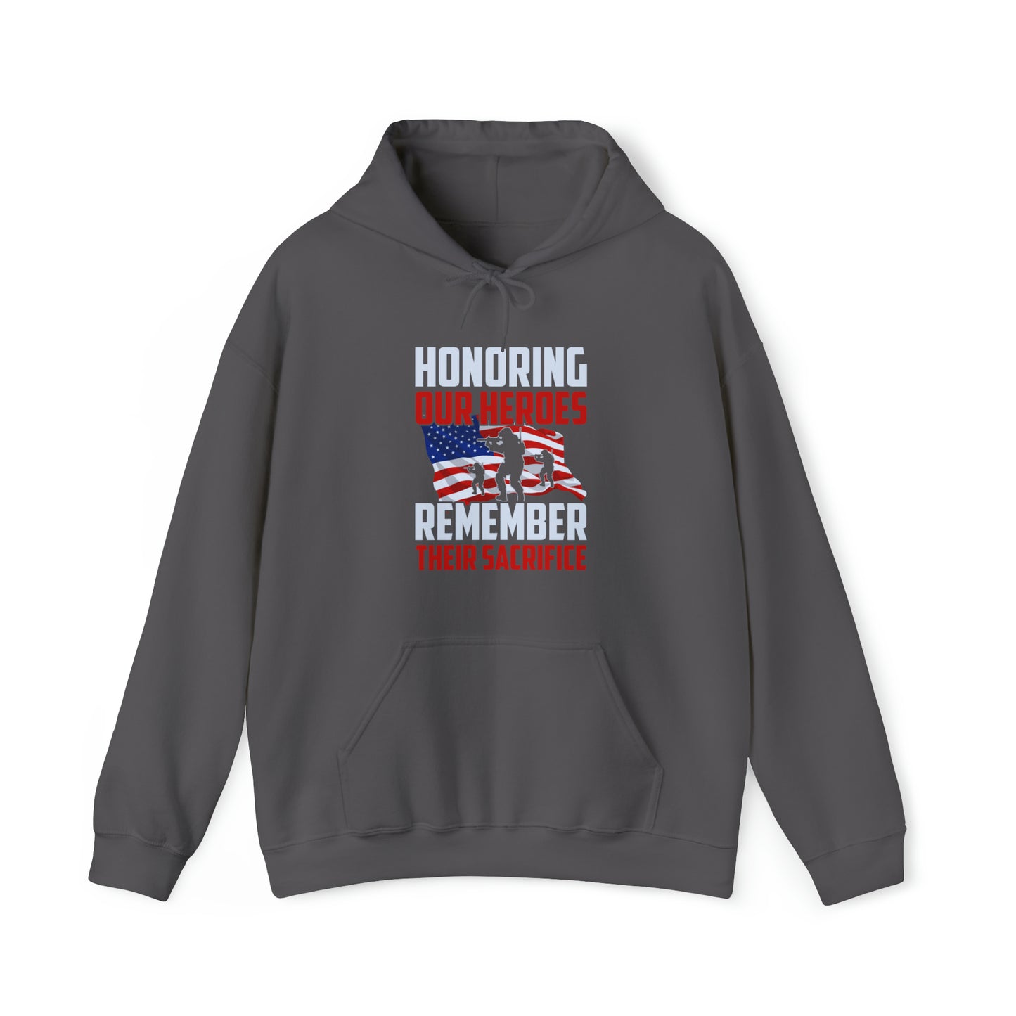 Honoring Our Heroes Remember Their Sacrifice Unisex Heavy Blend™ Hooded Sweatshirt