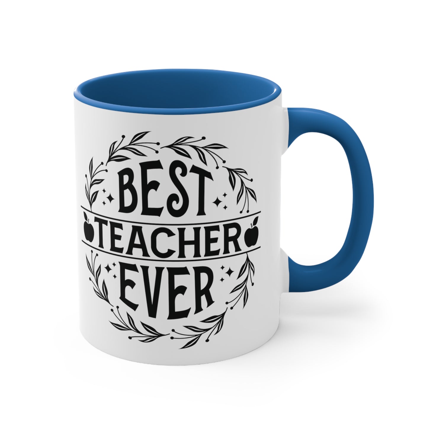 Best Teacher Ever Accent Coffee Mug, 11oz
