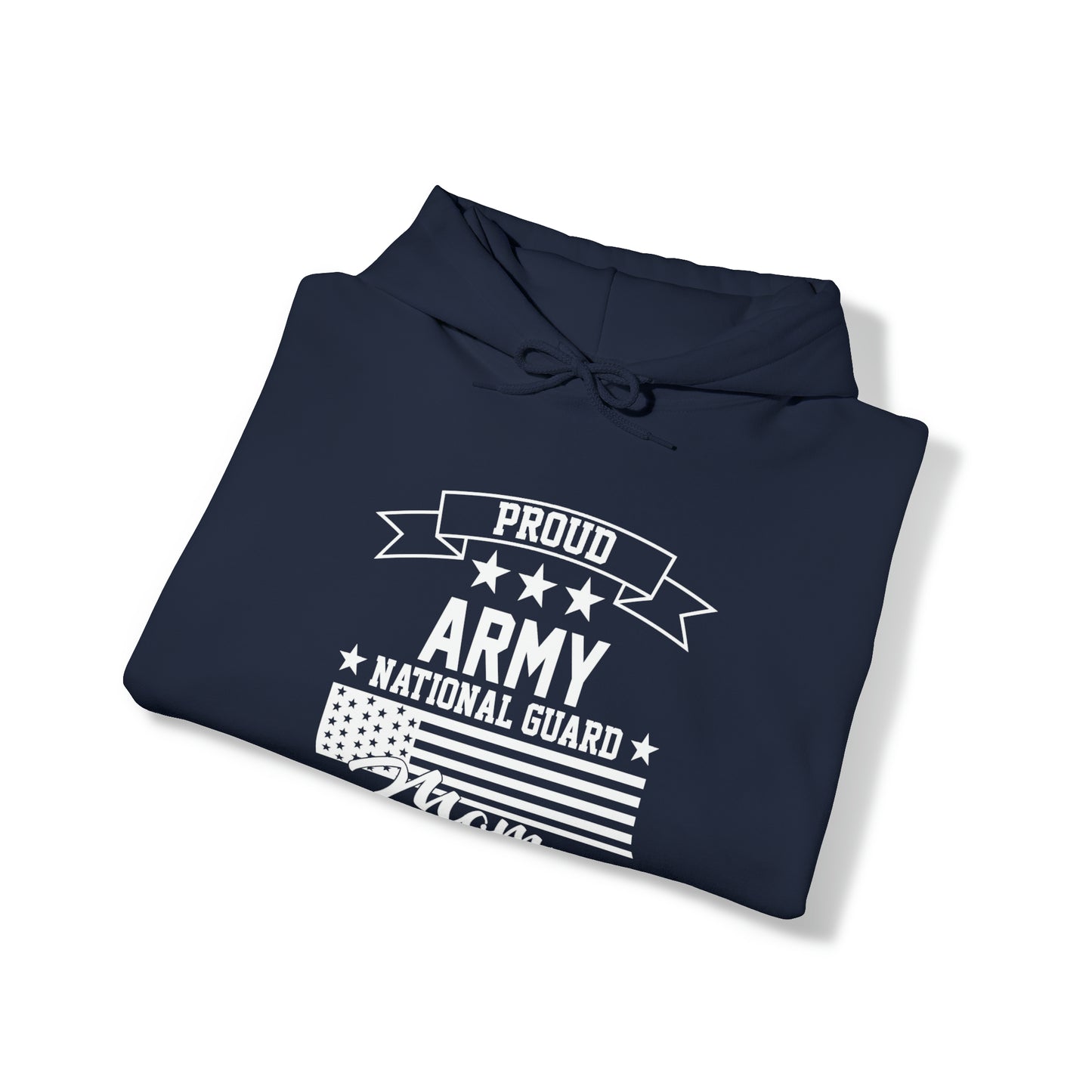 Proud Army National Guard MOM Unisex Heavy Blend™ Hooded Sweatshirt