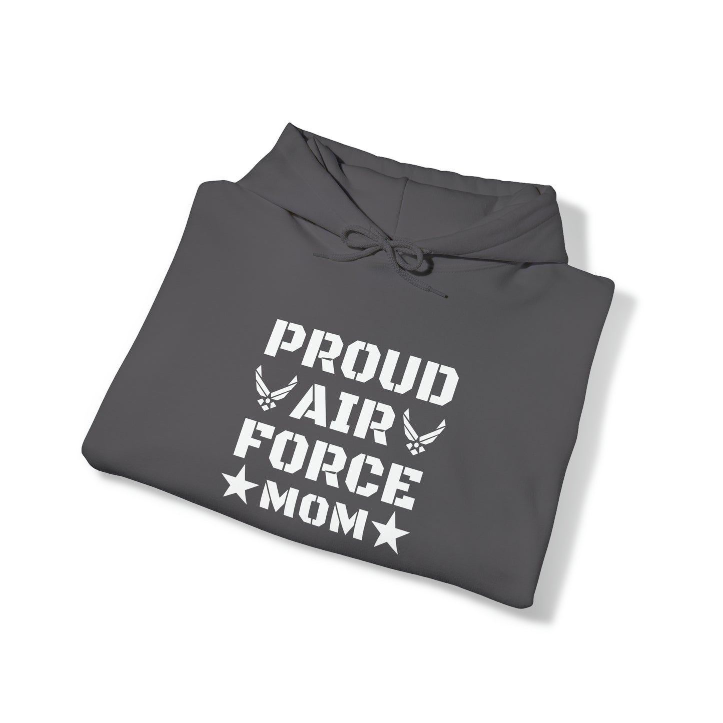 Proud Air Force MOM Unisex Heavy Blend™ Hooded Sweatshirt