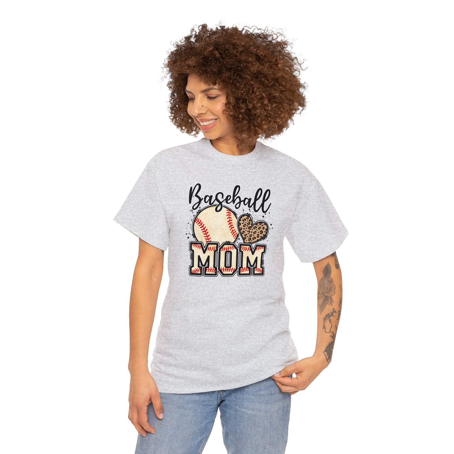 Baseball MOM shirt Unisex Heavy Cotton Tee