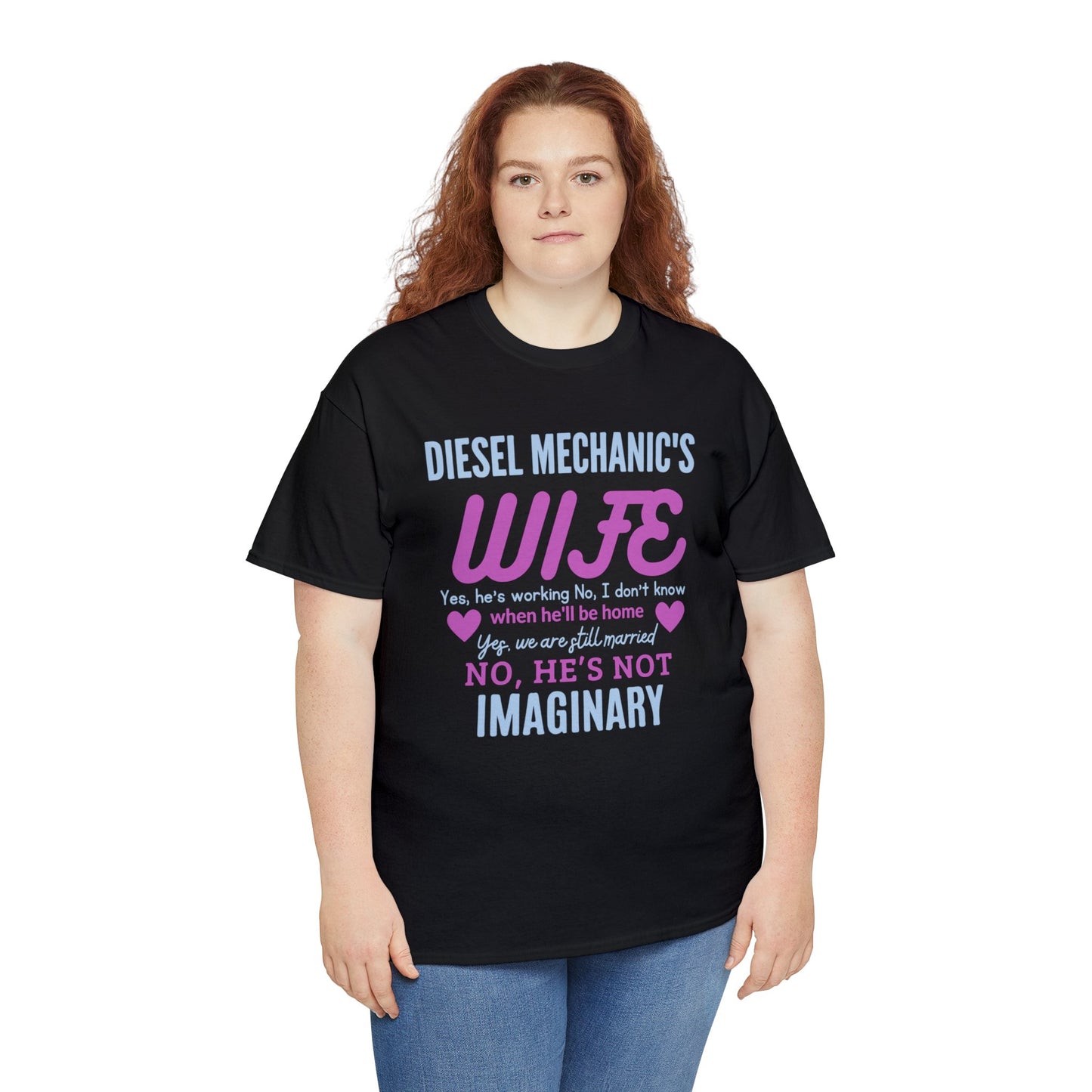 Diesel Mechanics Wife Unisex Heavy Cotton Tee