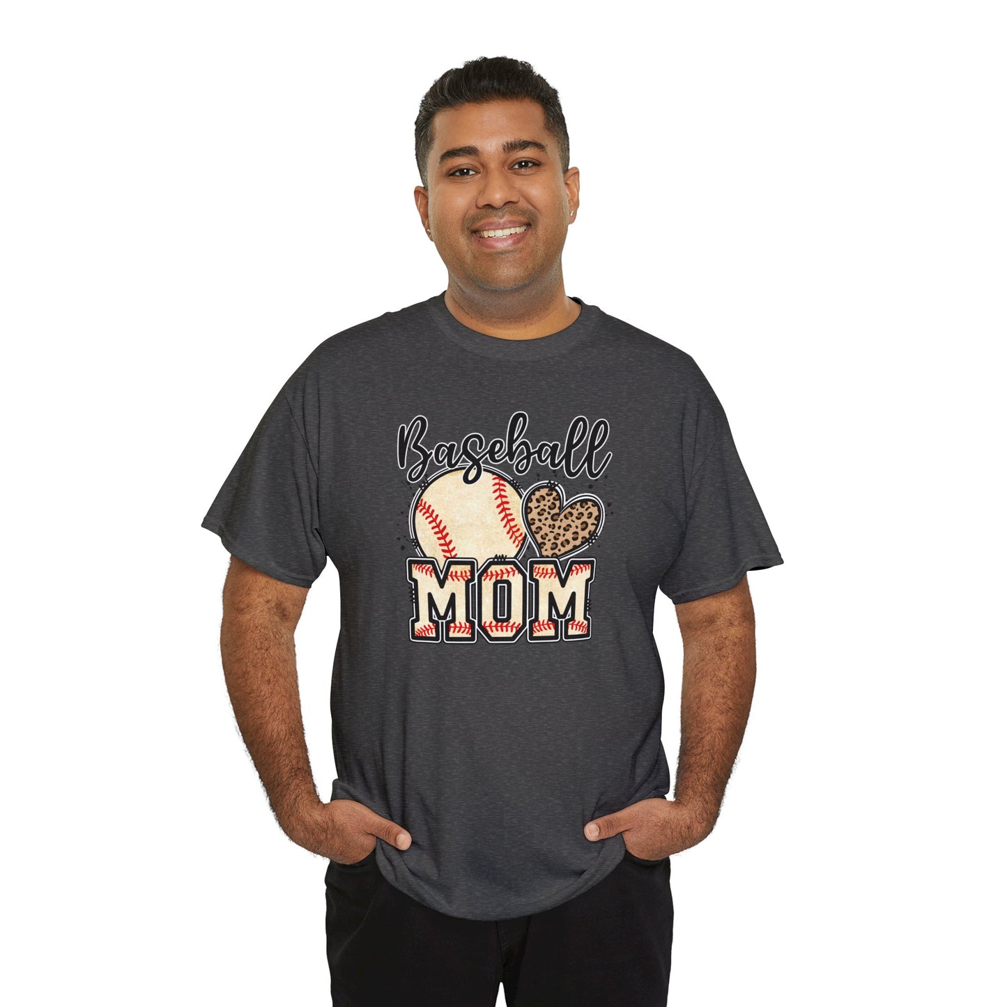 Baseball MOM shirt Unisex Heavy Cotton Tee