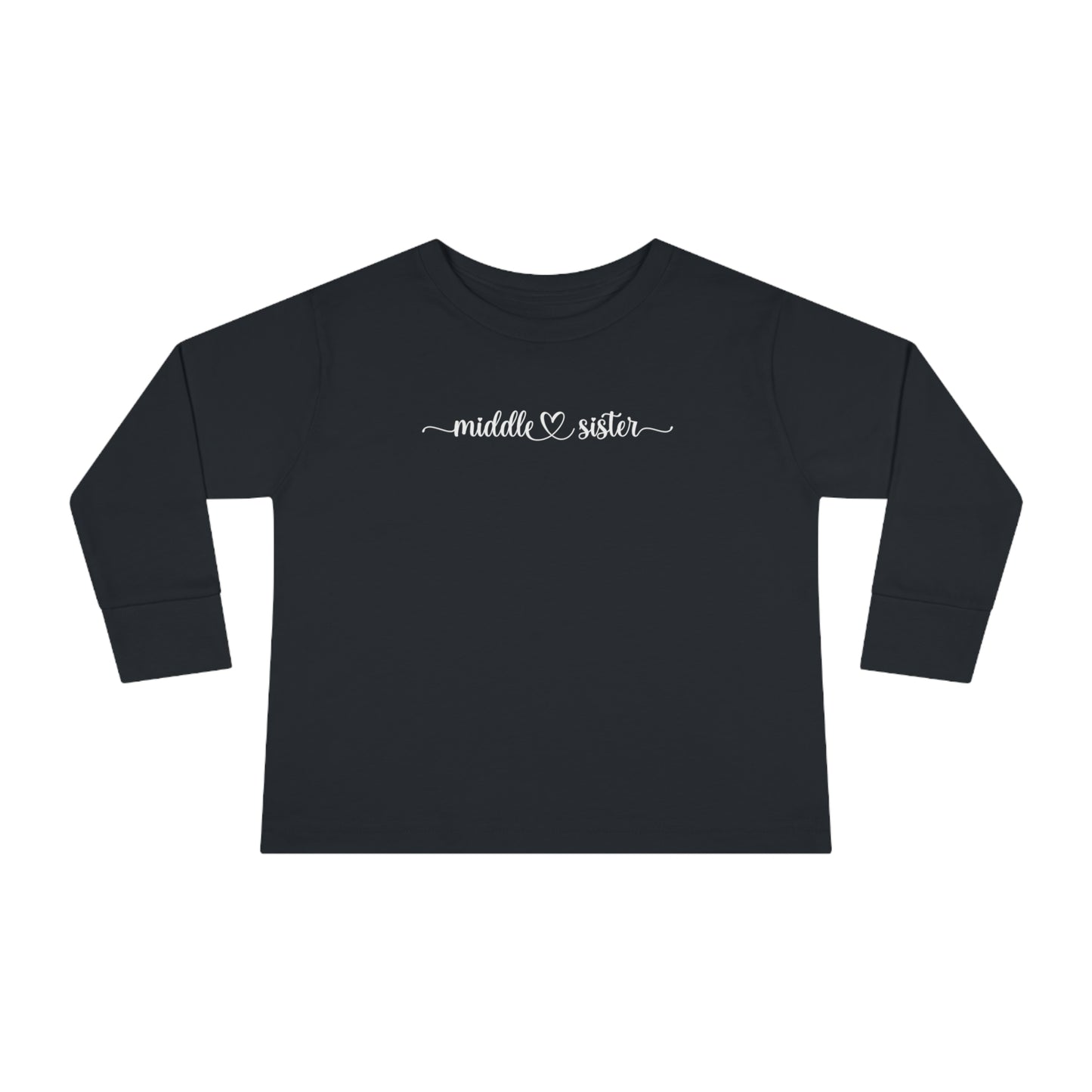 Middle Sister Toddler Long Sleeve Tee