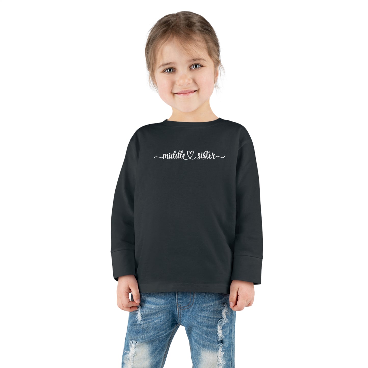 Middle Sister Toddler Long Sleeve Tee