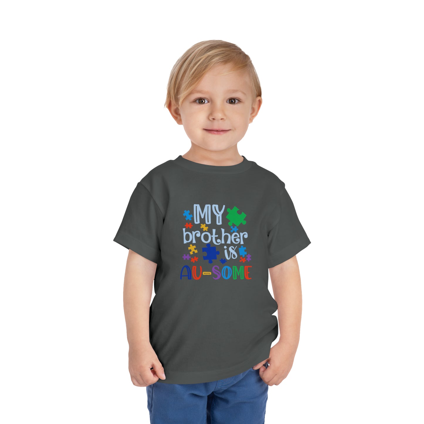 My Brother Is Au-some Toddler Short Sleeve Tee