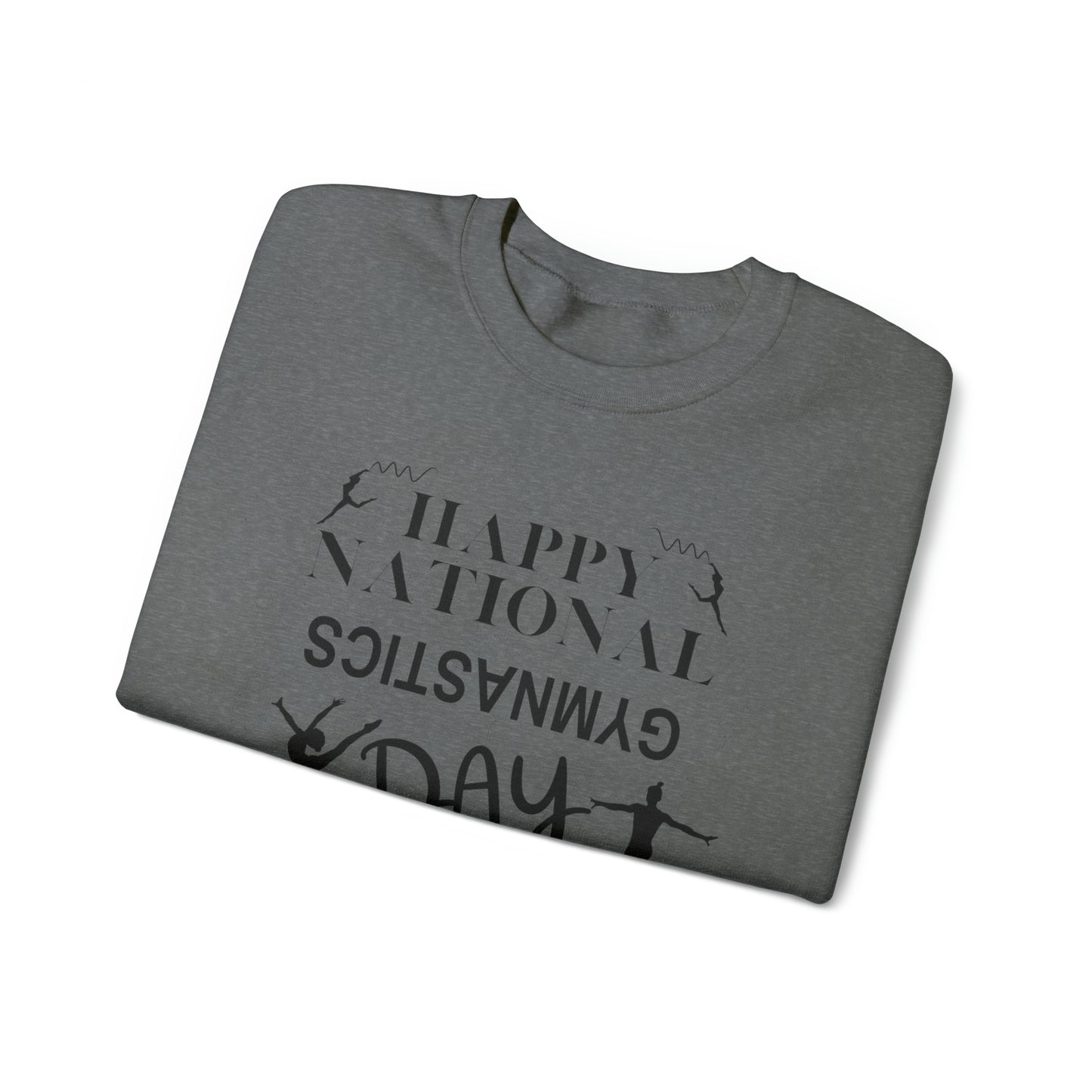 Happy National Gymnastics Day Unisex Heavy Blend™ Crewneck Sweatshirt