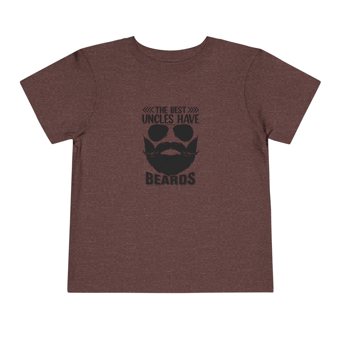 The Best Uncles Have Beards Toddler Short Sleeve Tee