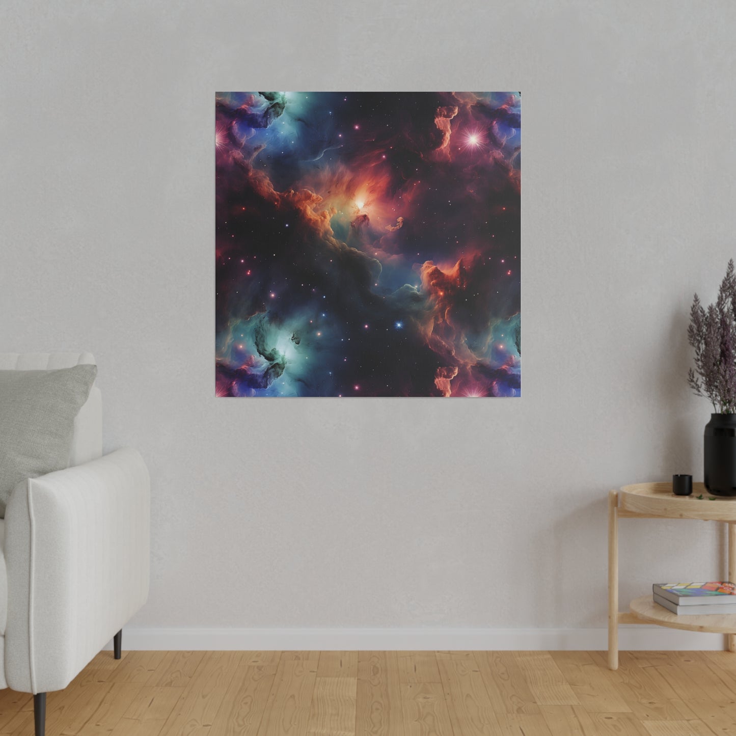 Cosmic Nebula Matte Canvas, Stretched, 0.75"