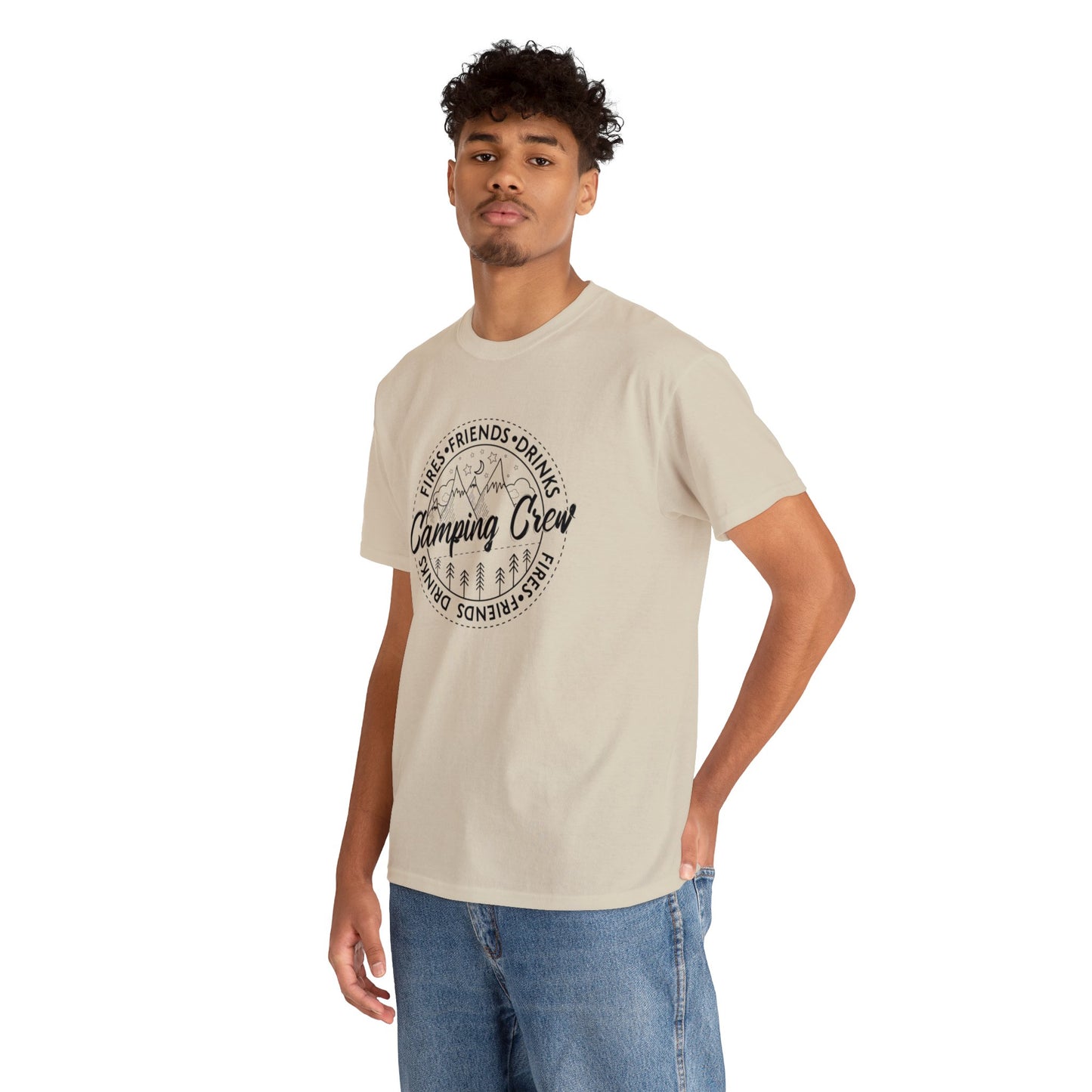 Camping Crew Unisex Heavy Cotton Tee