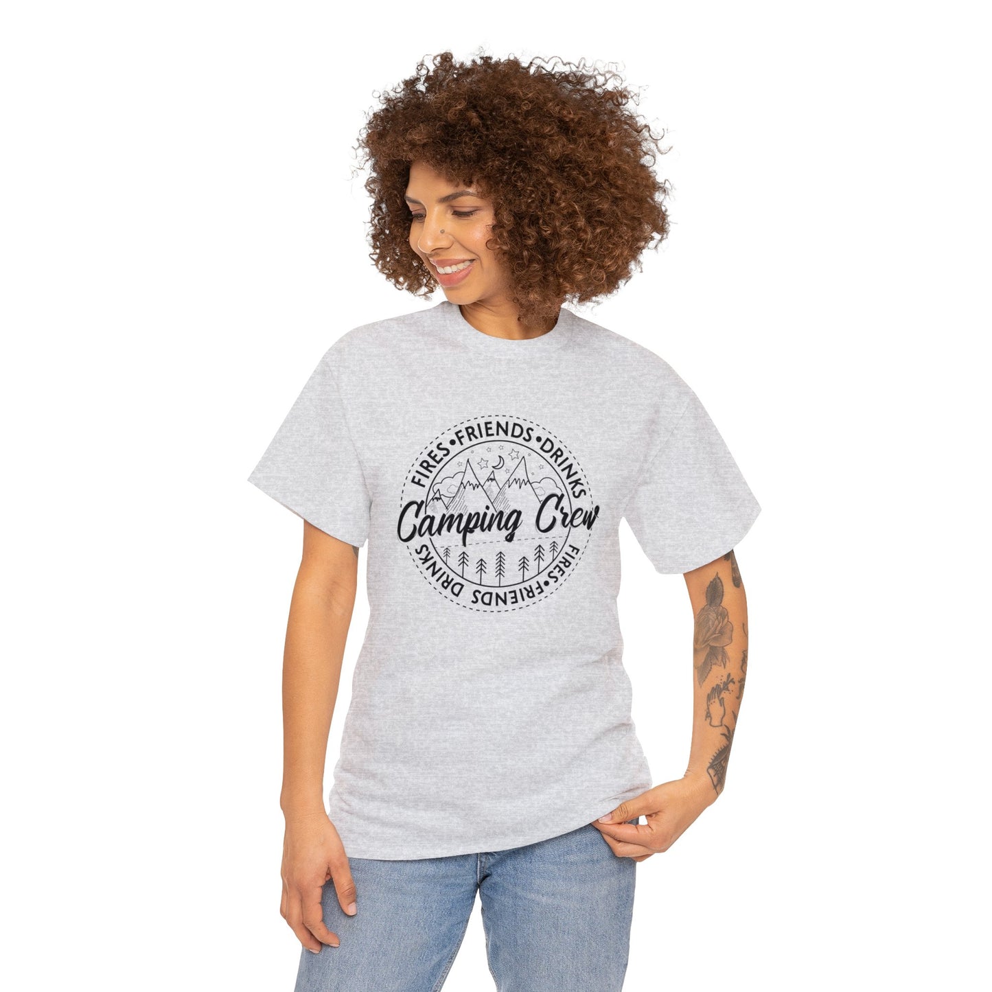 Camping Crew Unisex Heavy Cotton Tee