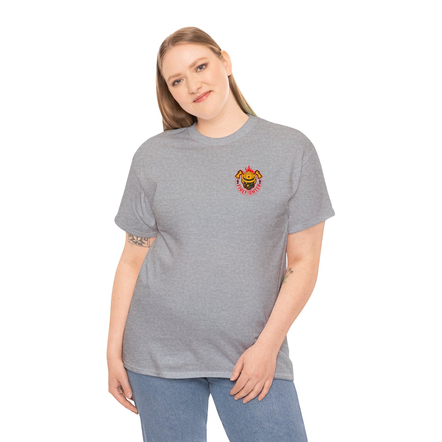 My Father is A Firefighter What's Your Superpower Unisex Heavy Cotton Tee