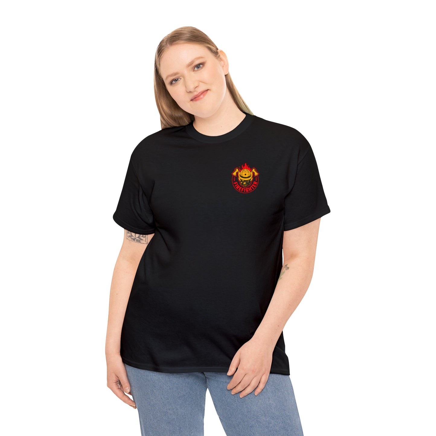 My Father is A Firefighter What's Your Superpower Unisex Heavy Cotton Tee