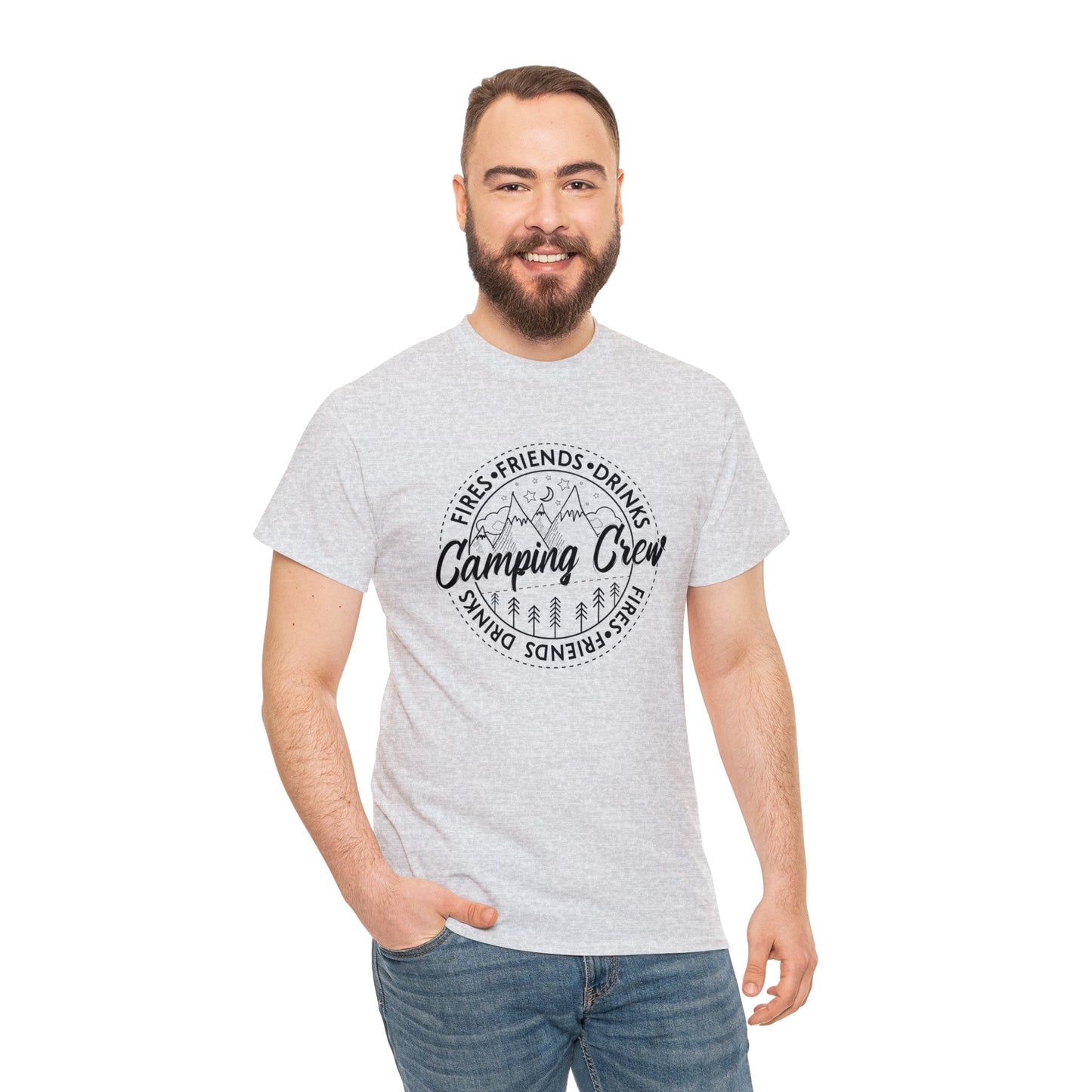 Camping Crew Unisex Heavy Cotton Tee