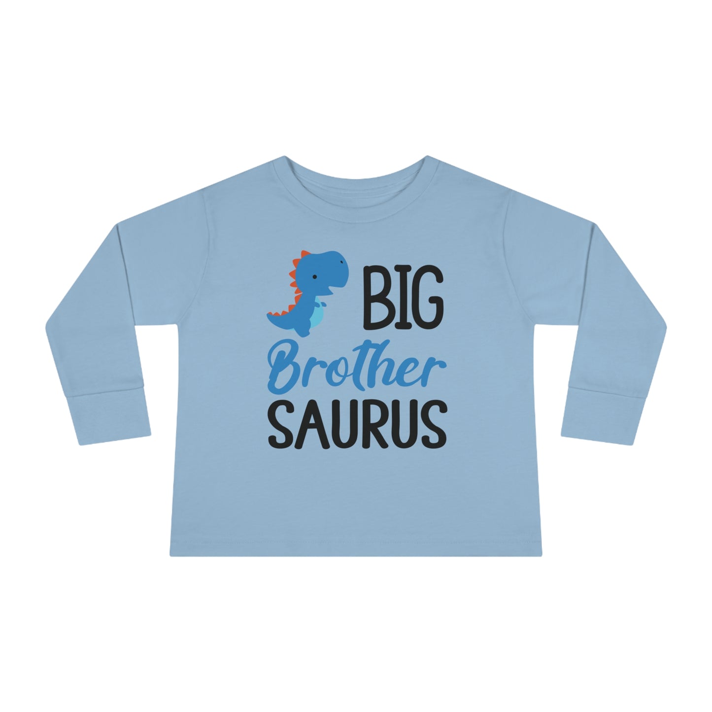 Big Brother Saurus Toddler Long Sleeve Tee