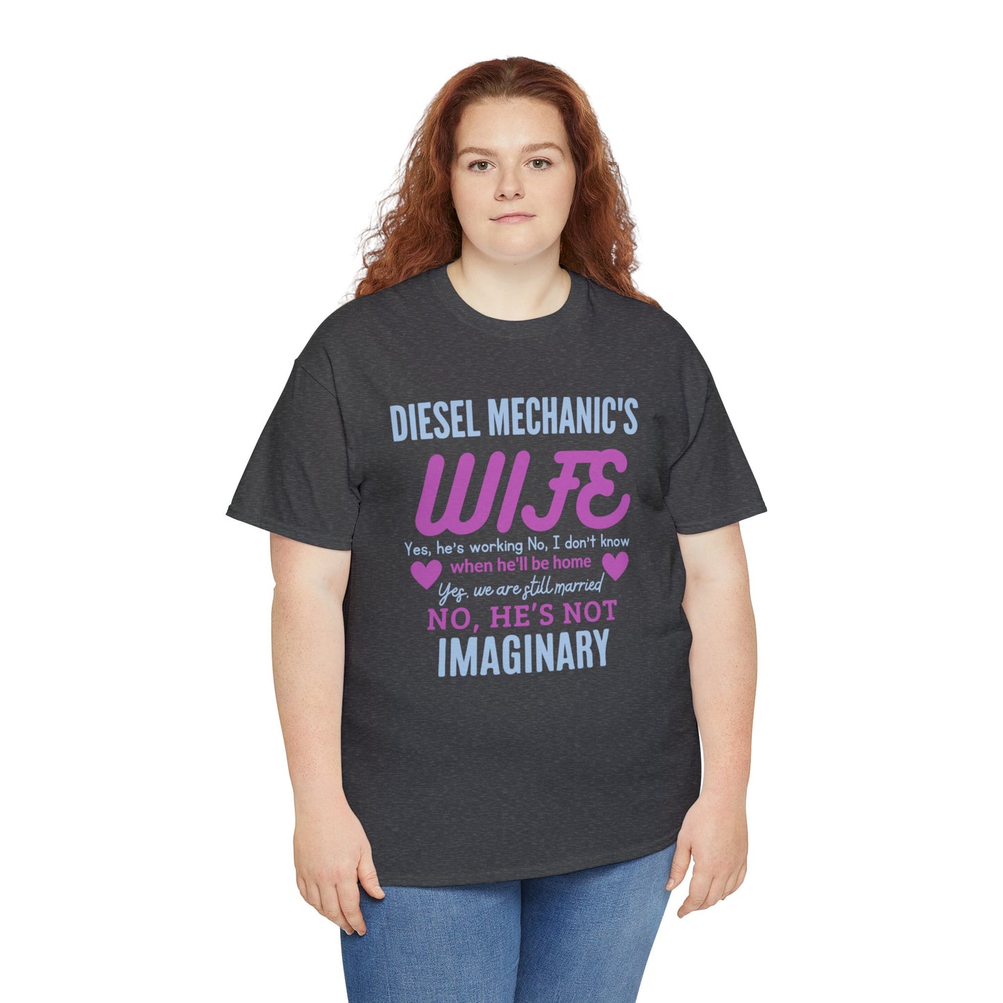 Diesel Mechanics Wife Unisex Heavy Cotton Tee