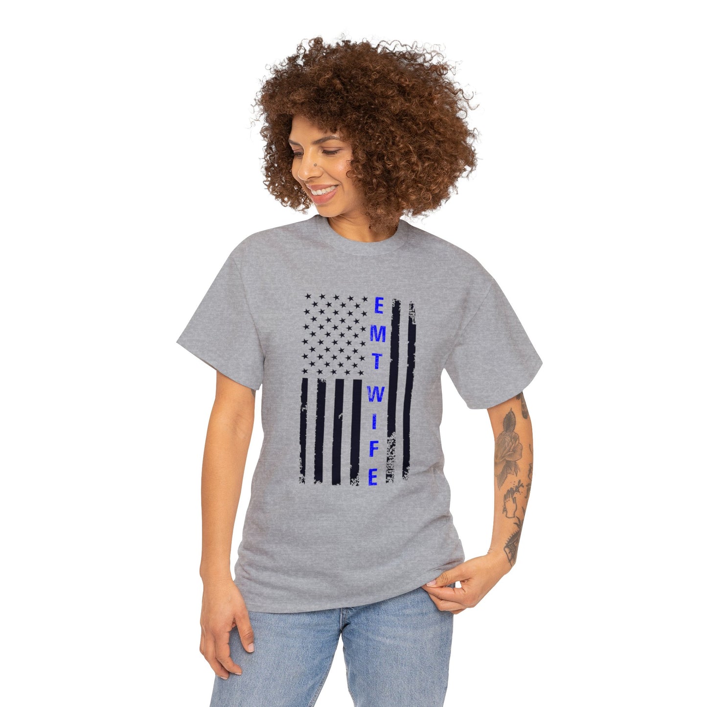 EMT Wife Unisex Heavy Cotton Tee