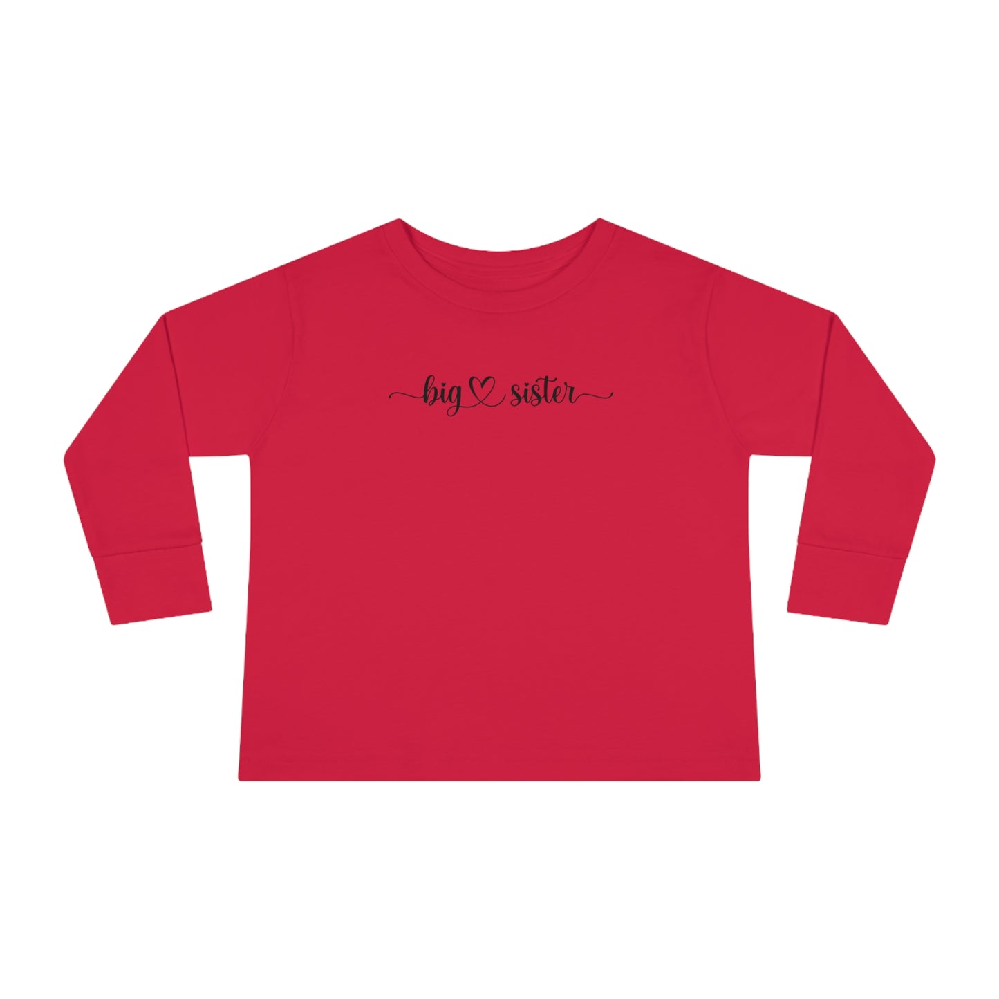 Big Sister Toddler Long Sleeve Tee