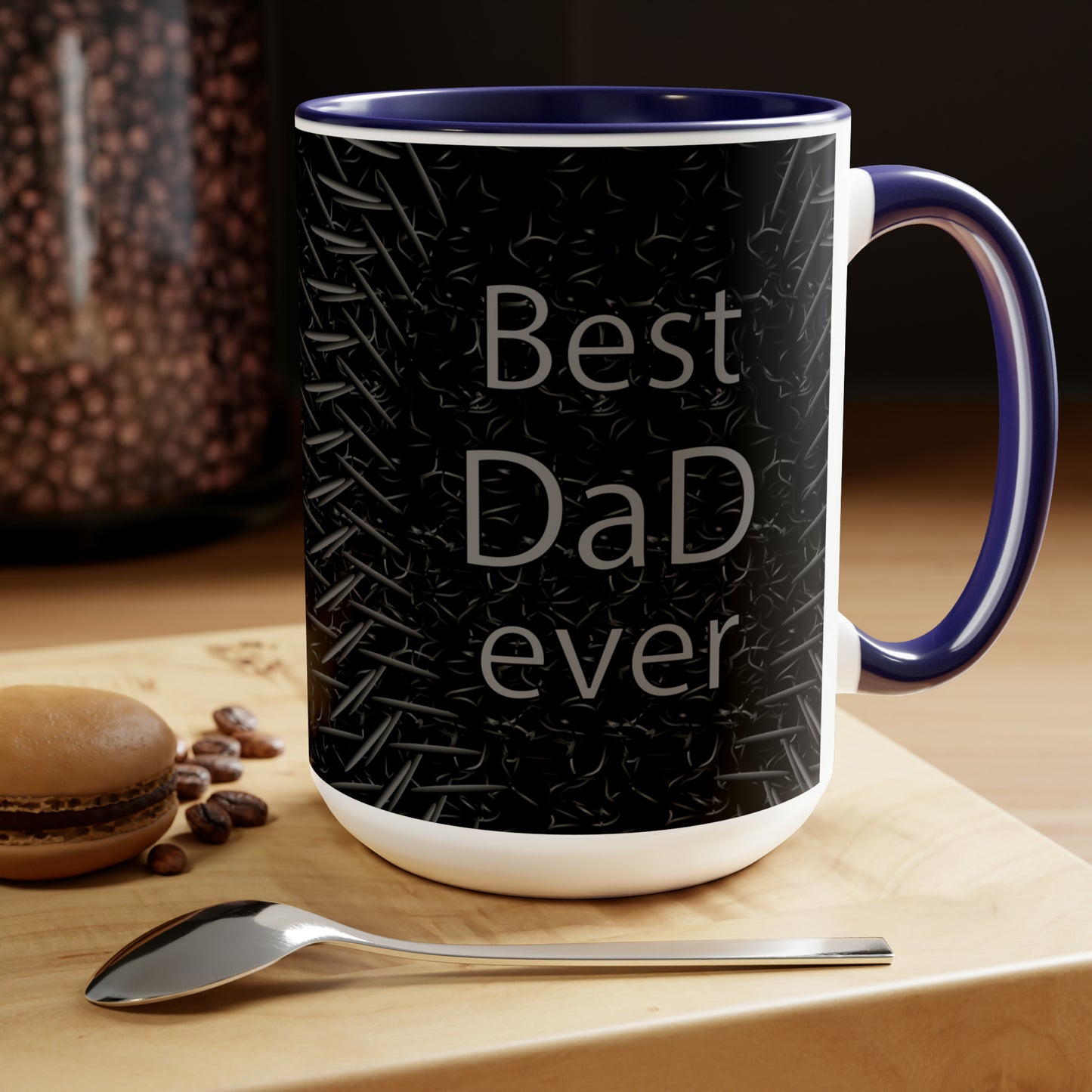 Best DAD ever Two-Tone Coffee Mugs, 15oz