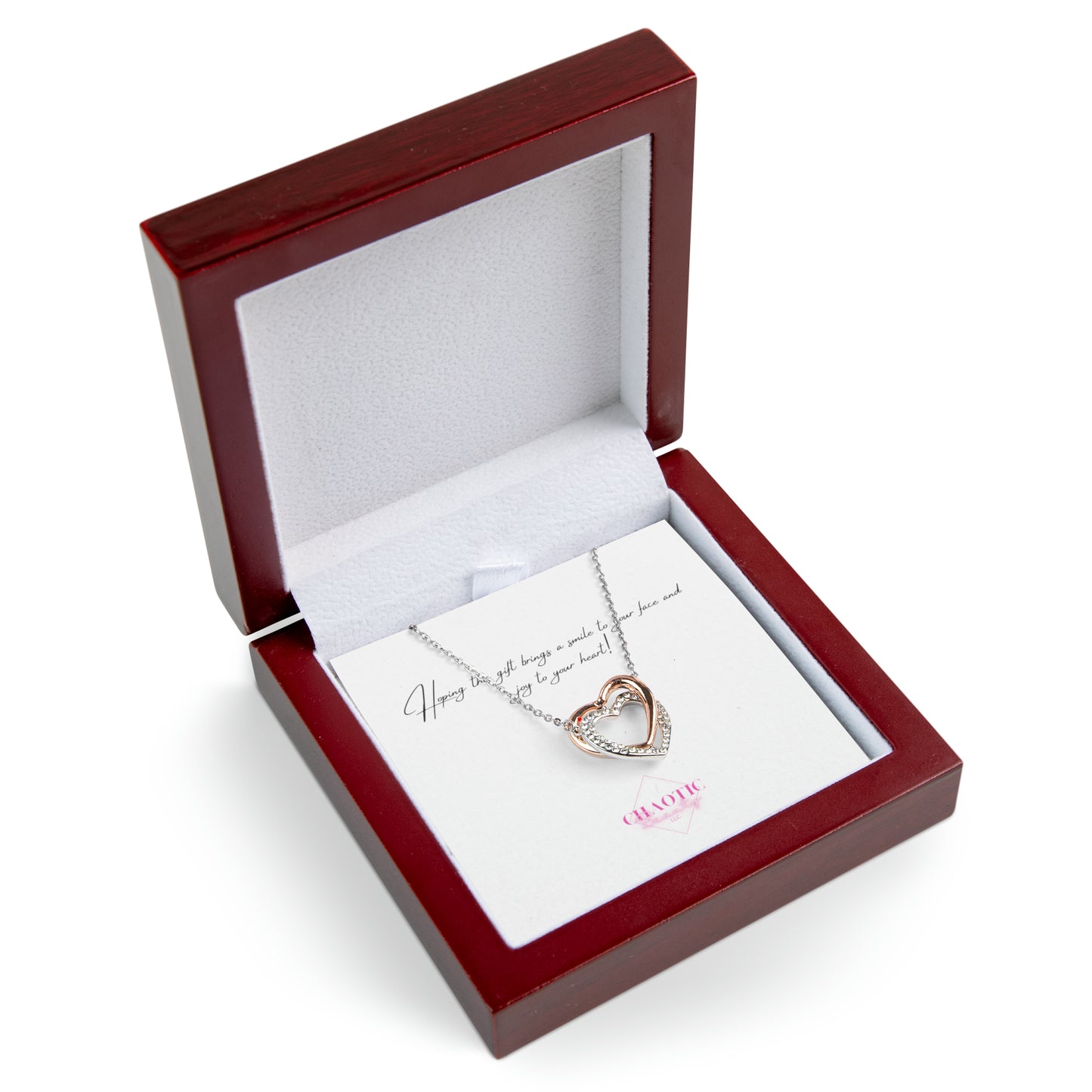 Gorgeous Twin Hearts Necklace