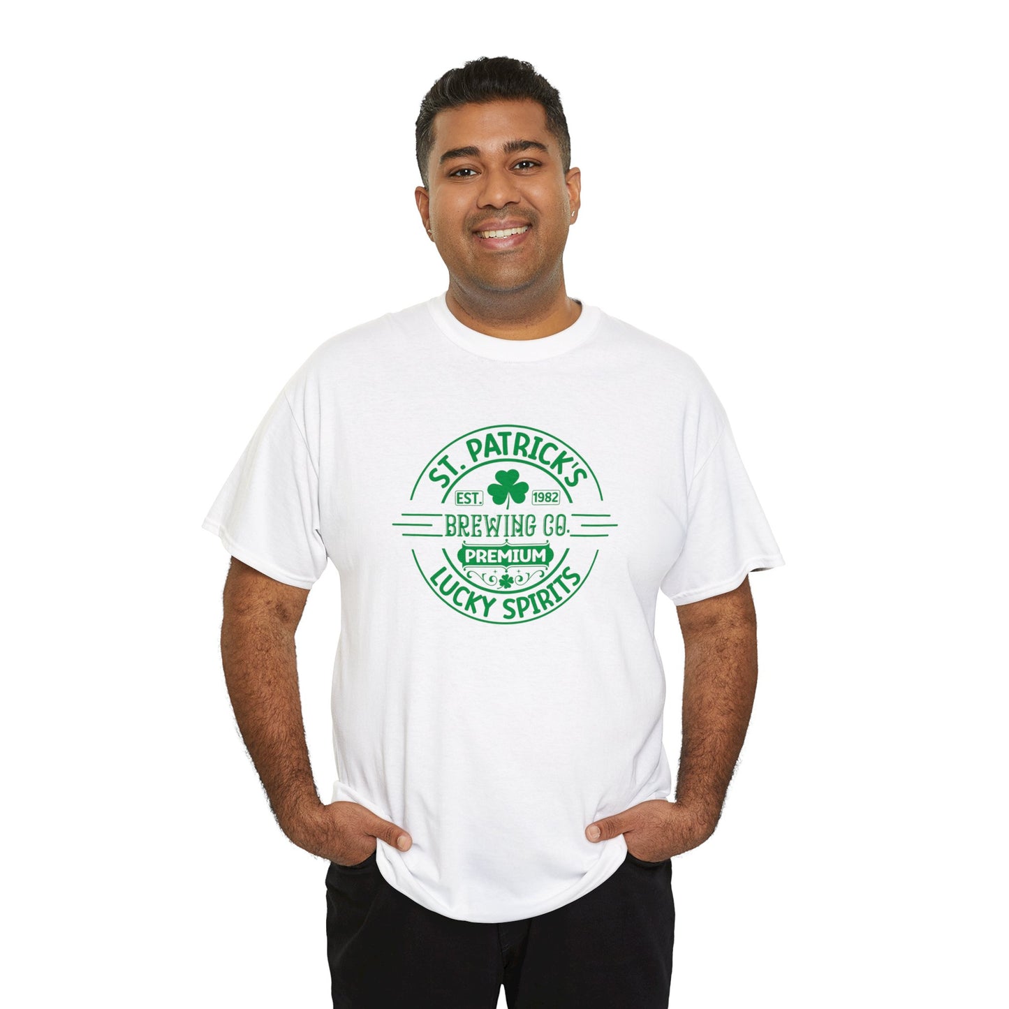 St. Patrick's Brewing Co. Style 3 Unisex Heavy Cotton Tee