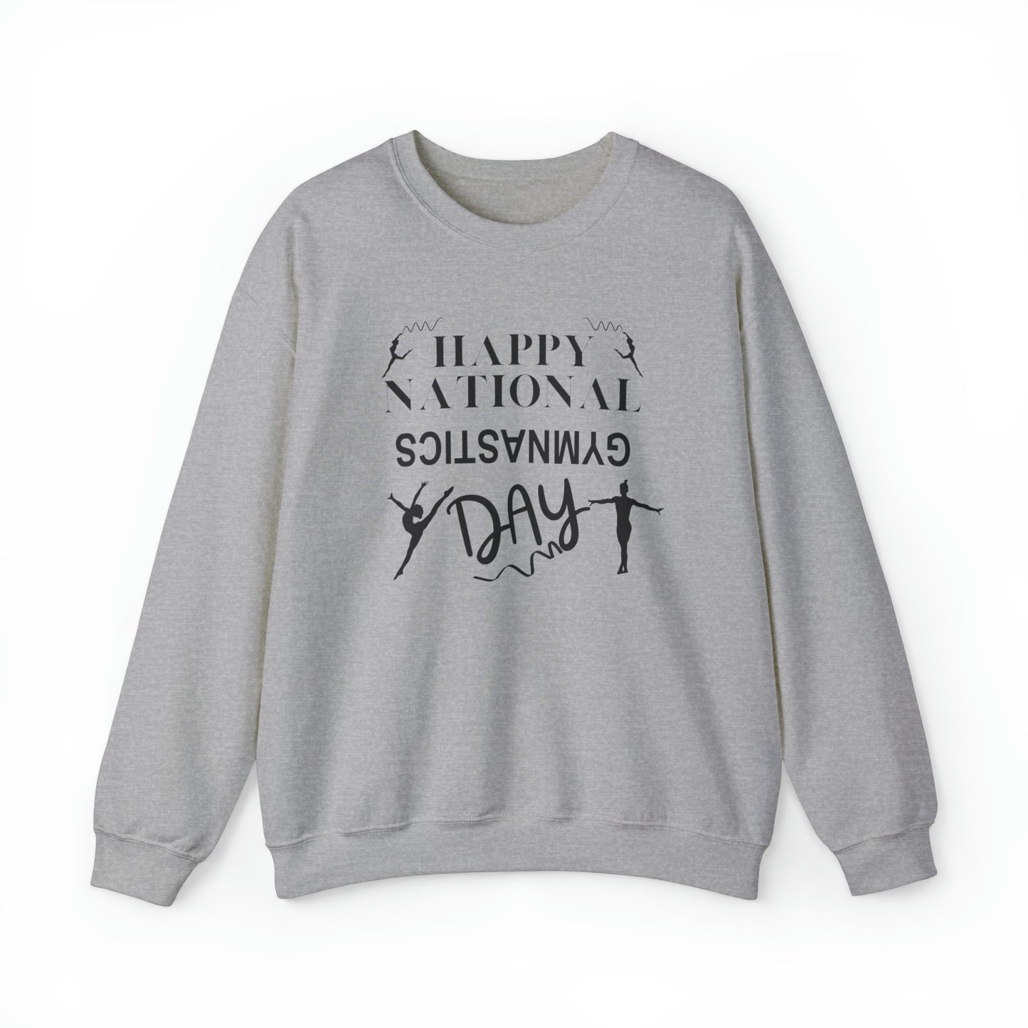 Happy National Gymnastics Day Unisex Heavy Blend™ Crewneck Sweatshirt