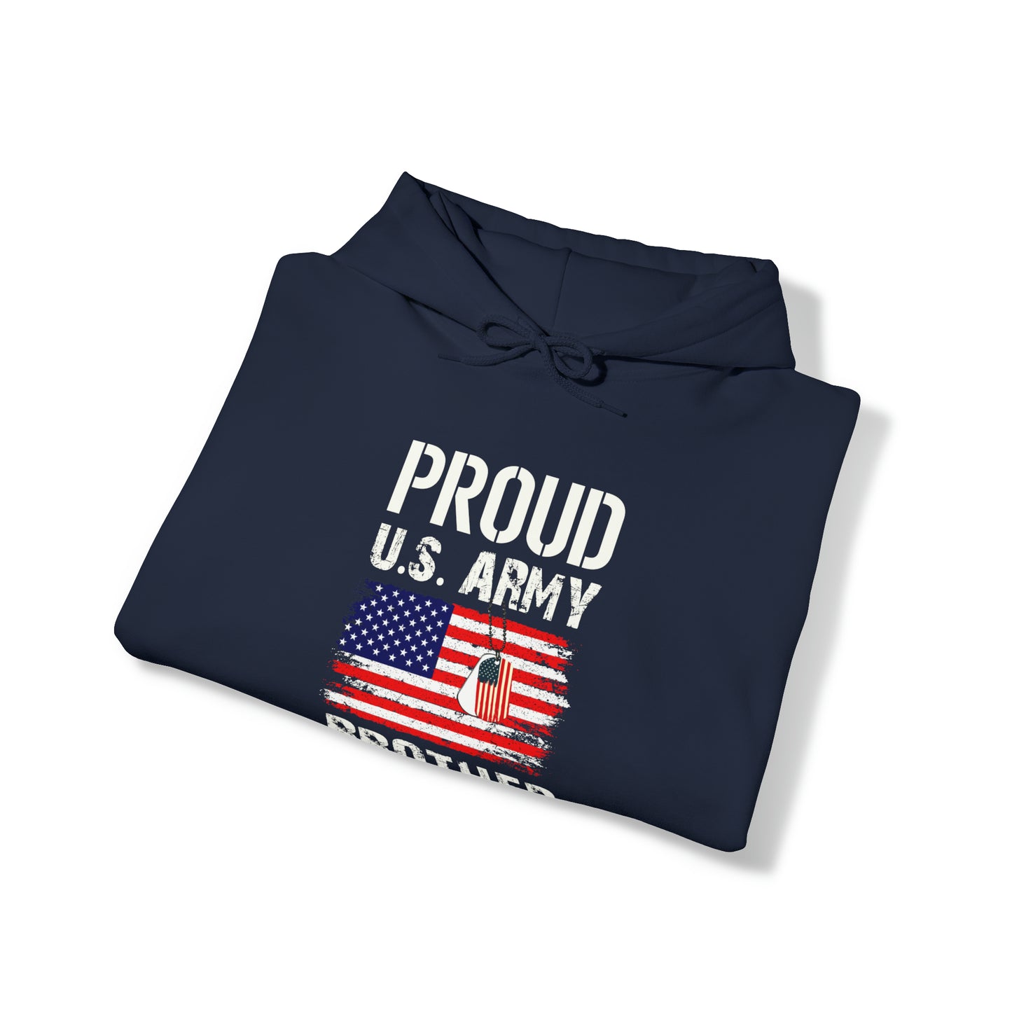 Proud US Army Brother Unisex Heavy Blend™ Hooded Sweatshirt