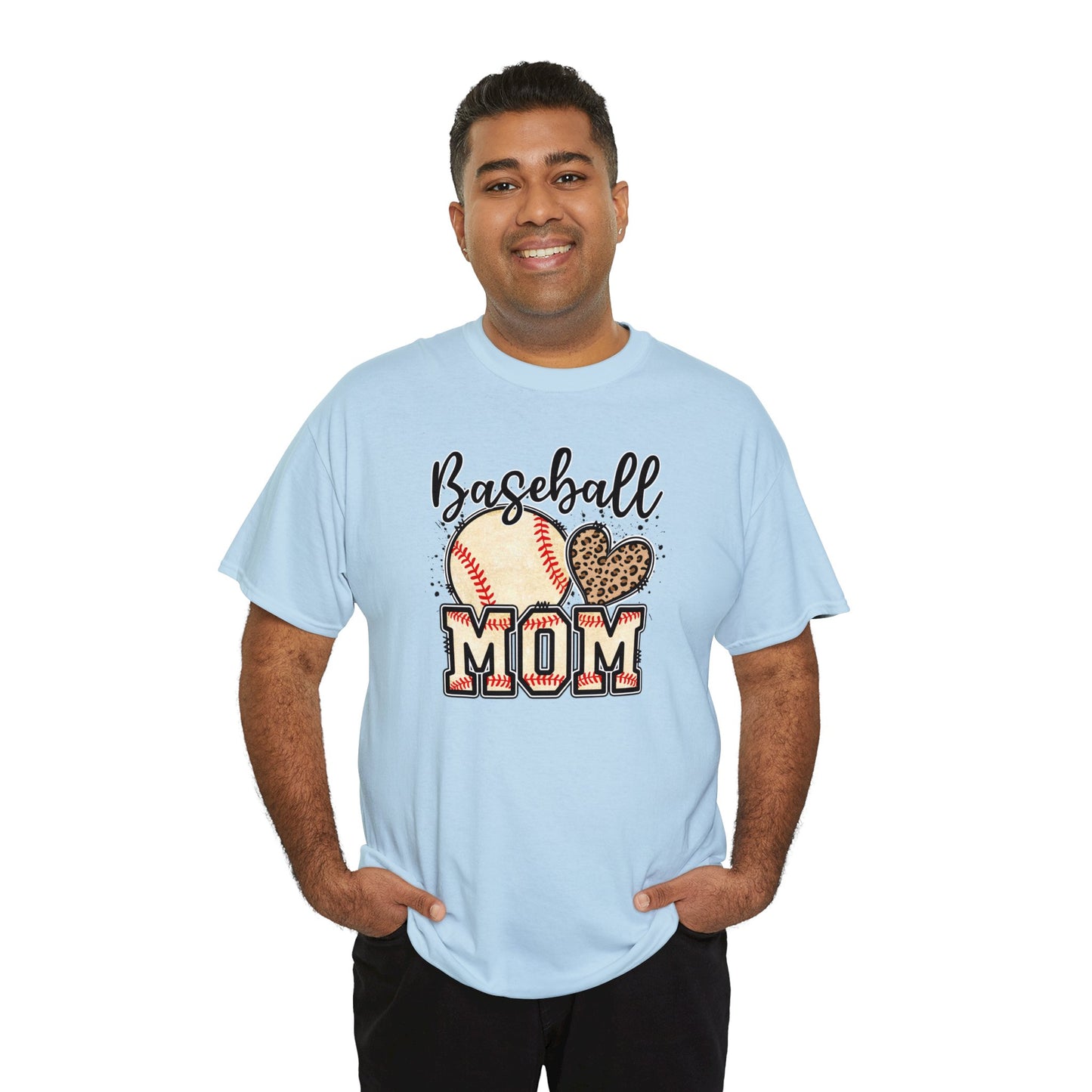 Baseball MOM shirt Unisex Heavy Cotton Tee