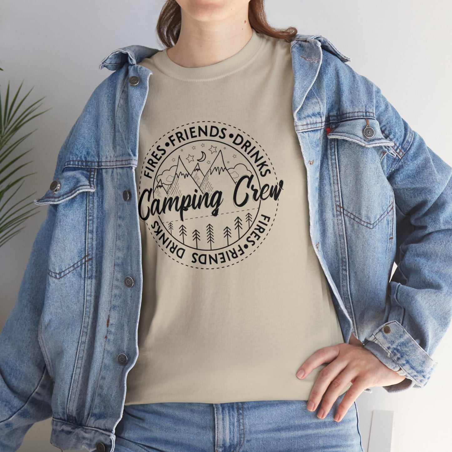 Camping Crew Unisex Heavy Cotton Tee