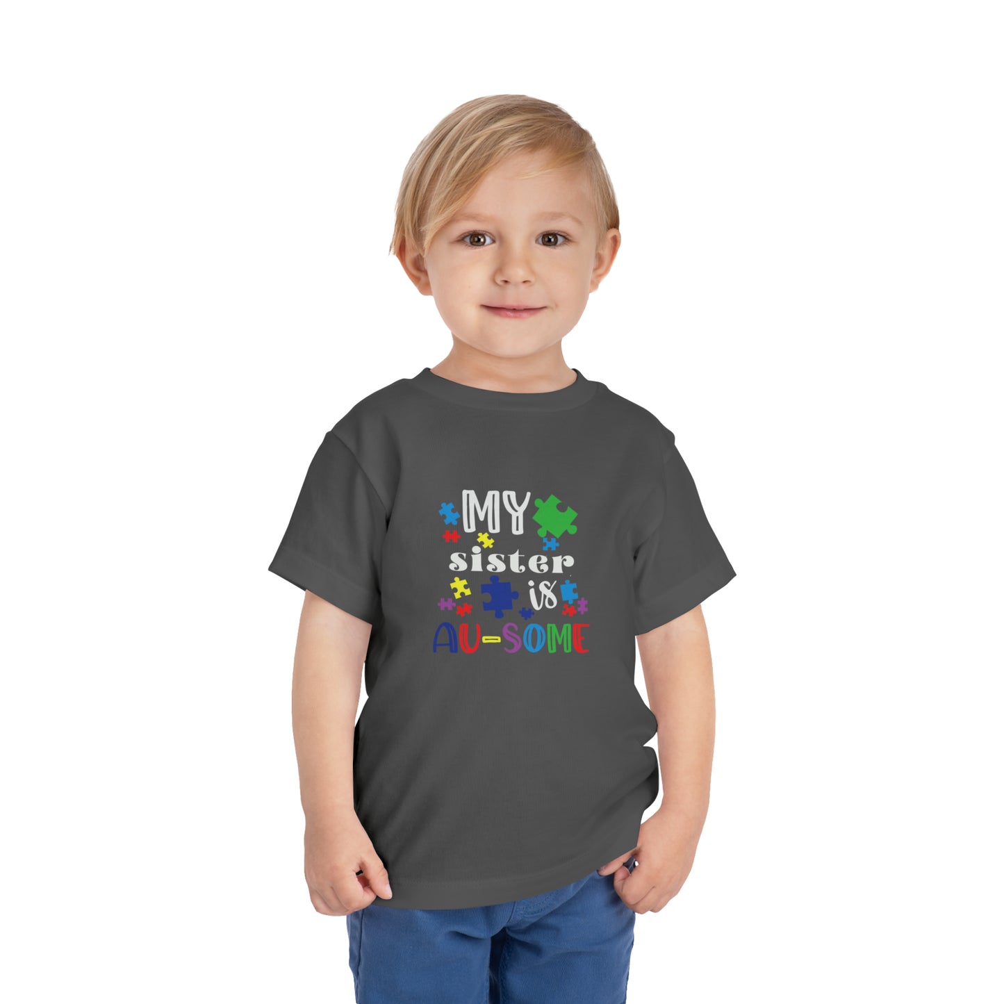 My Sister is Au-some Toddler Short Sleeve Tee