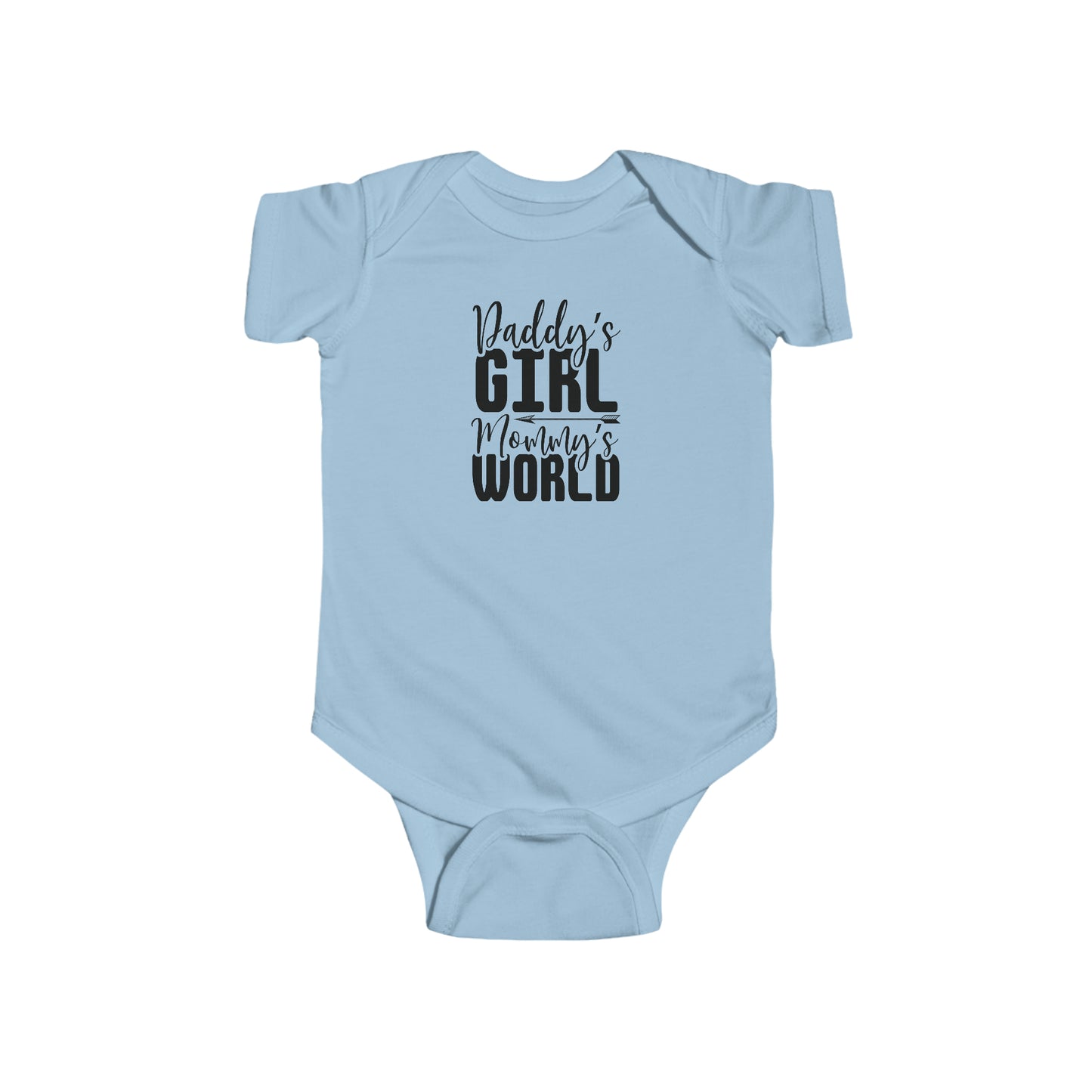 Daddys Girl Mommys World Infant Fine Jersey Bodysuit