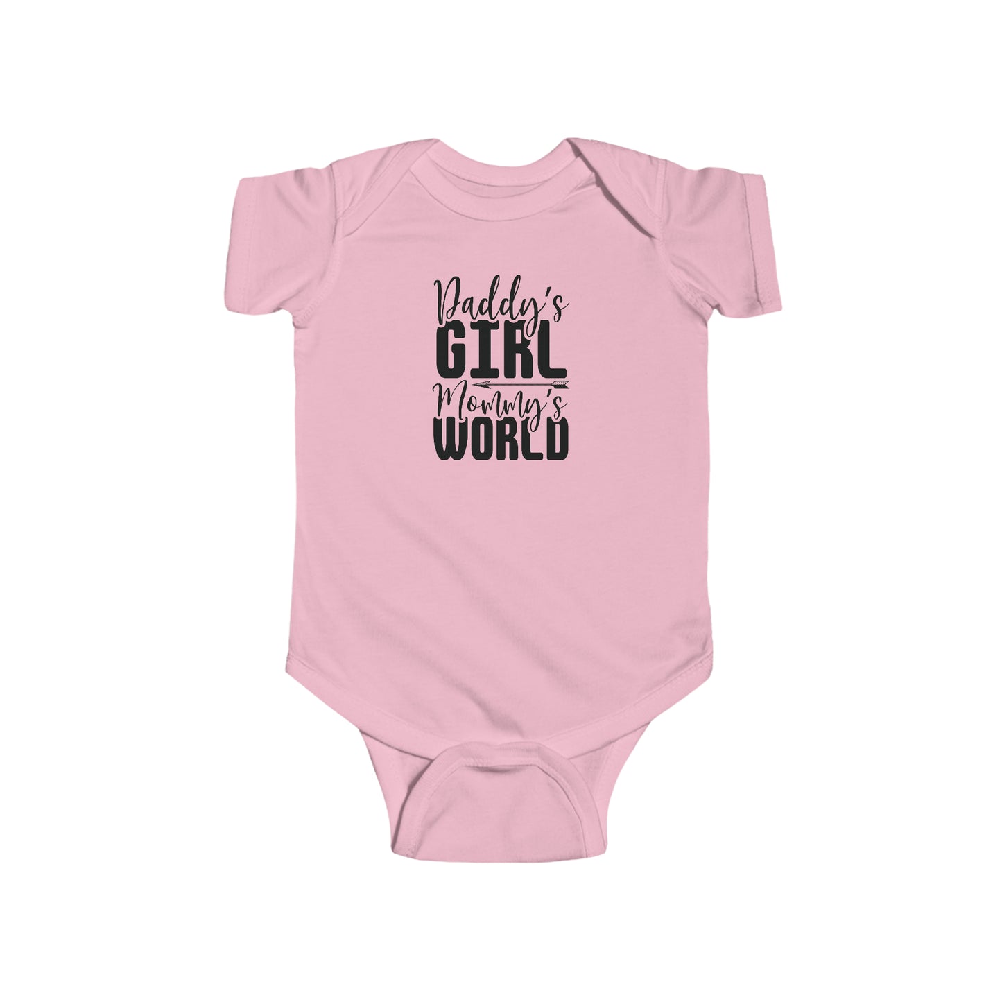 Daddys Girl Mommys World Infant Fine Jersey Bodysuit