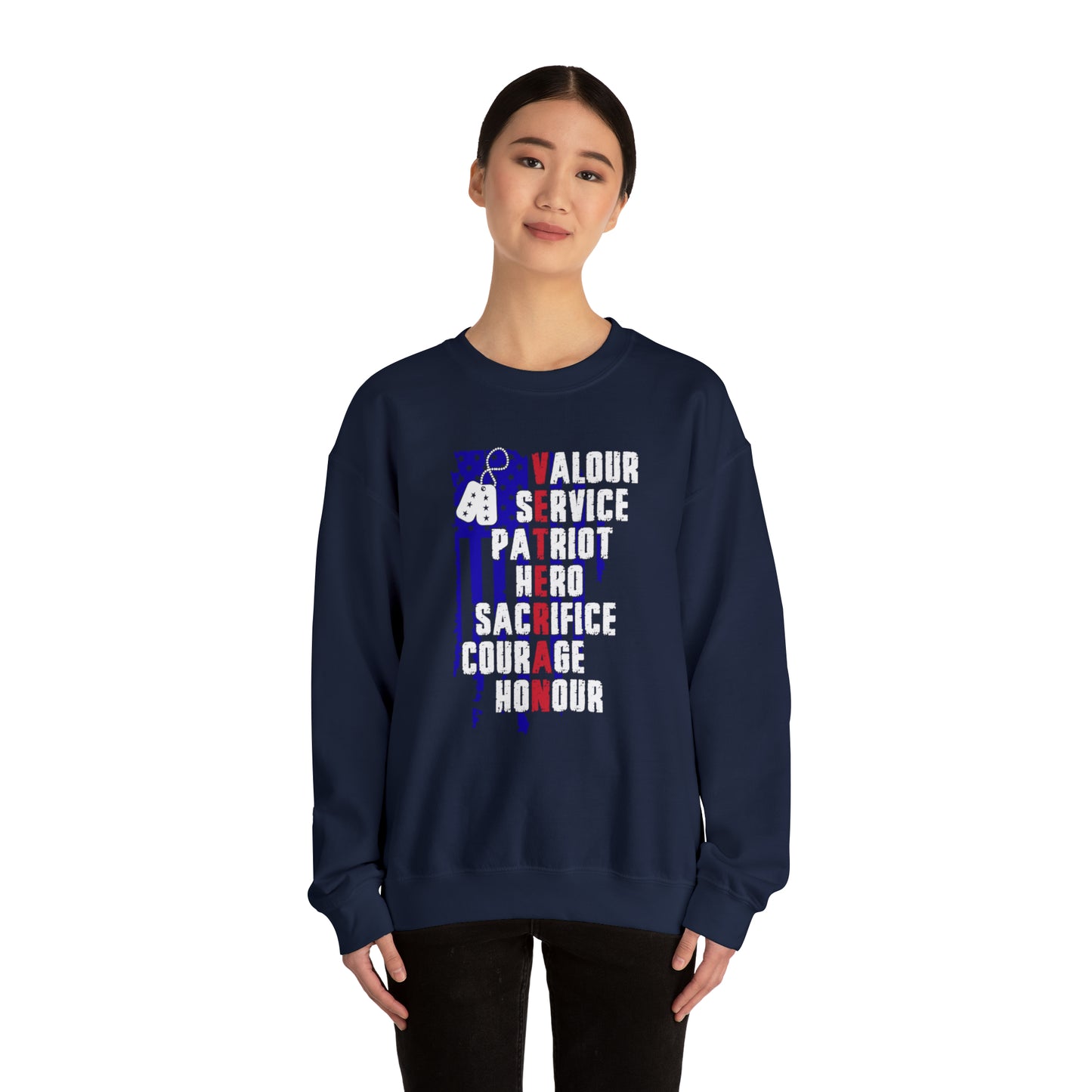 V.E.T.E.R.A.N Unisex Heavy Blend™ Crewneck Sweatshirt